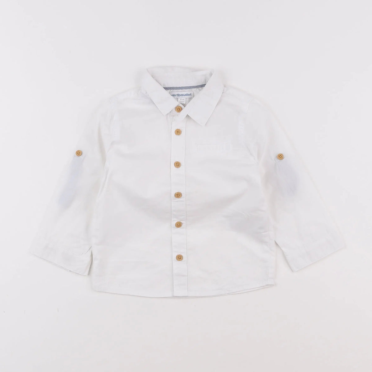 Vertbaudet - chemise blanc - 18 mois