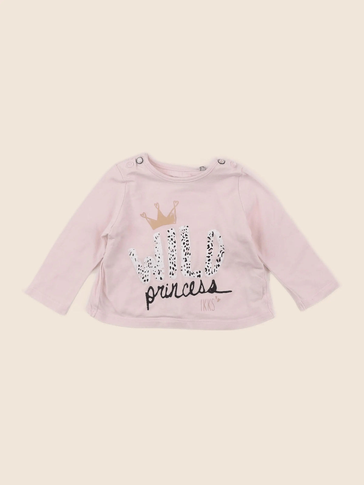 IKKS - tee-shirt rose - 6 mois