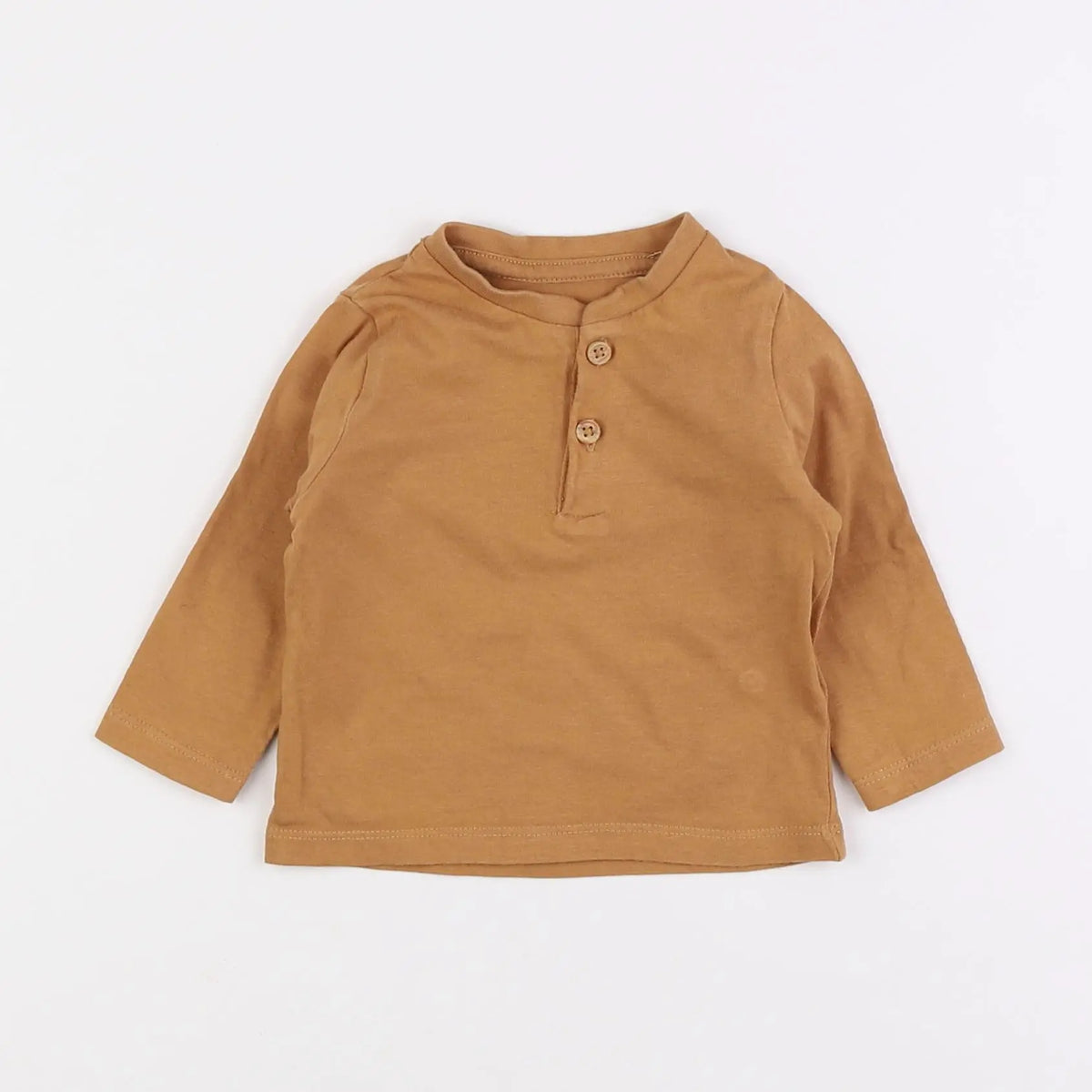 Vertbaudet - tee-shirt marron - 6 mois