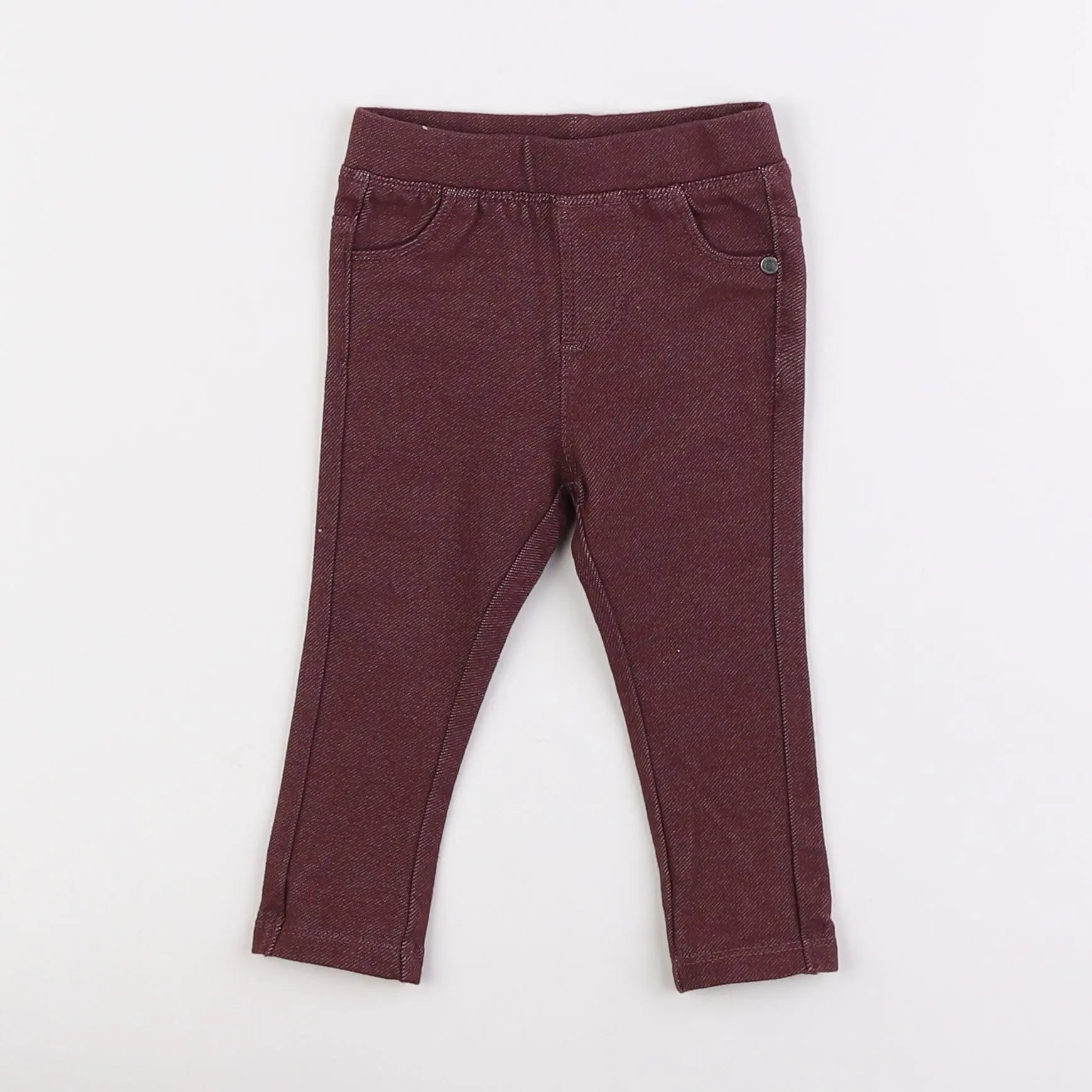 Vertbaudet - jegging rouge - 6 mois