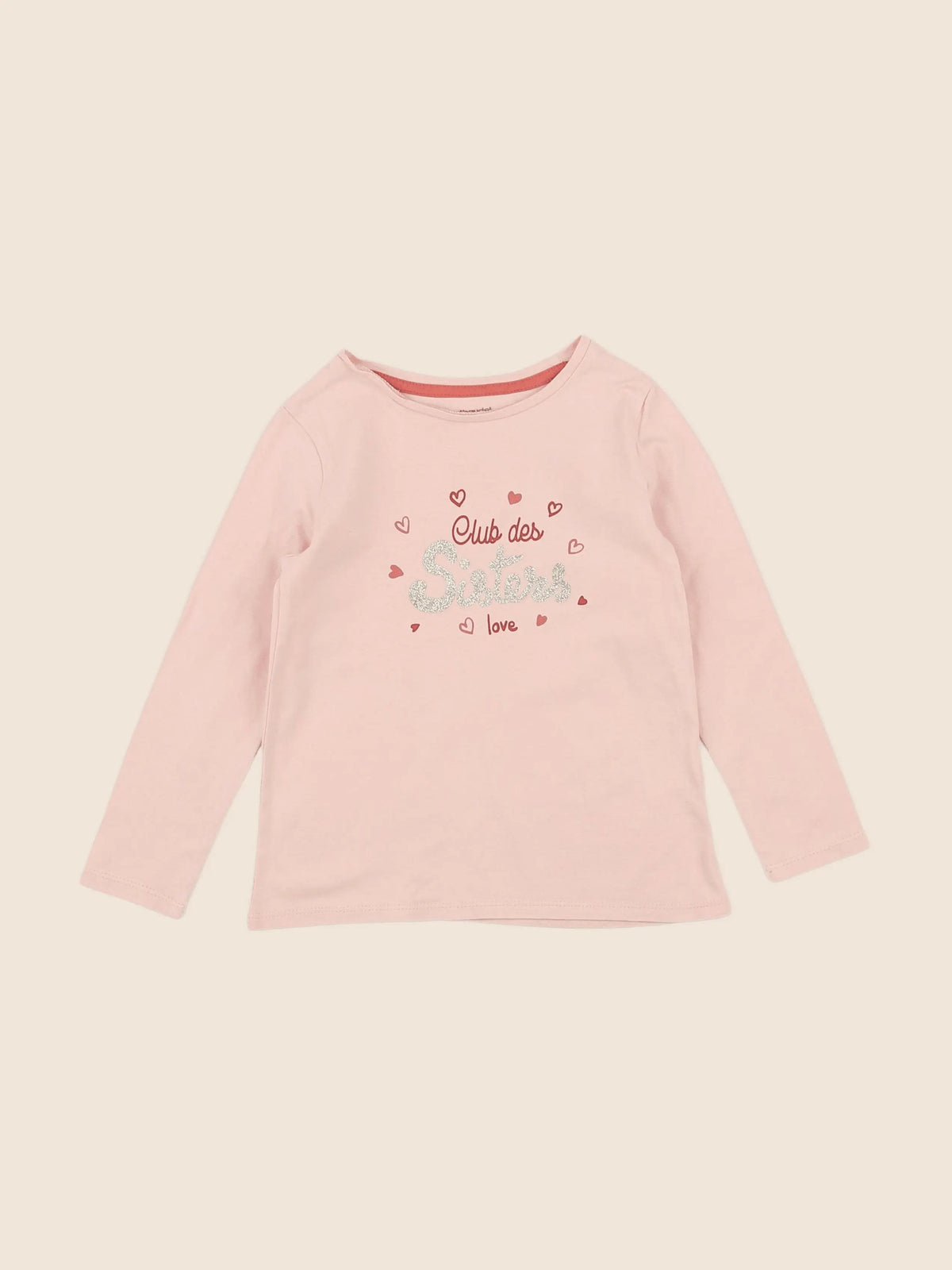 Vertbaudet - tee-shirt rose - 4 ans