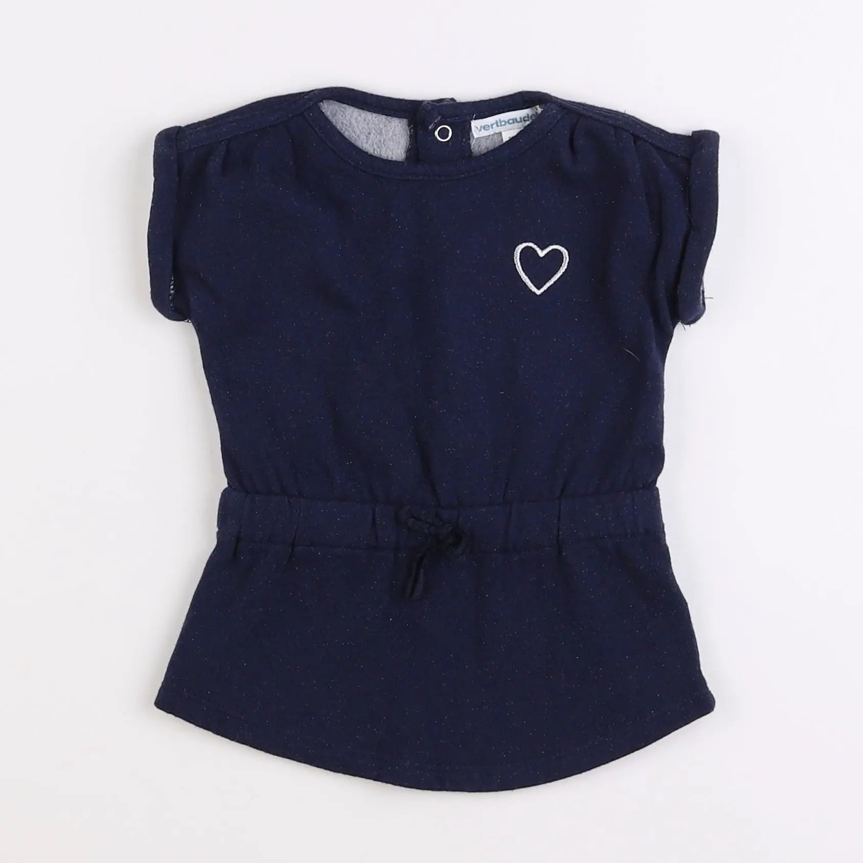 Vertbaudet - robe bleu - 9 mois