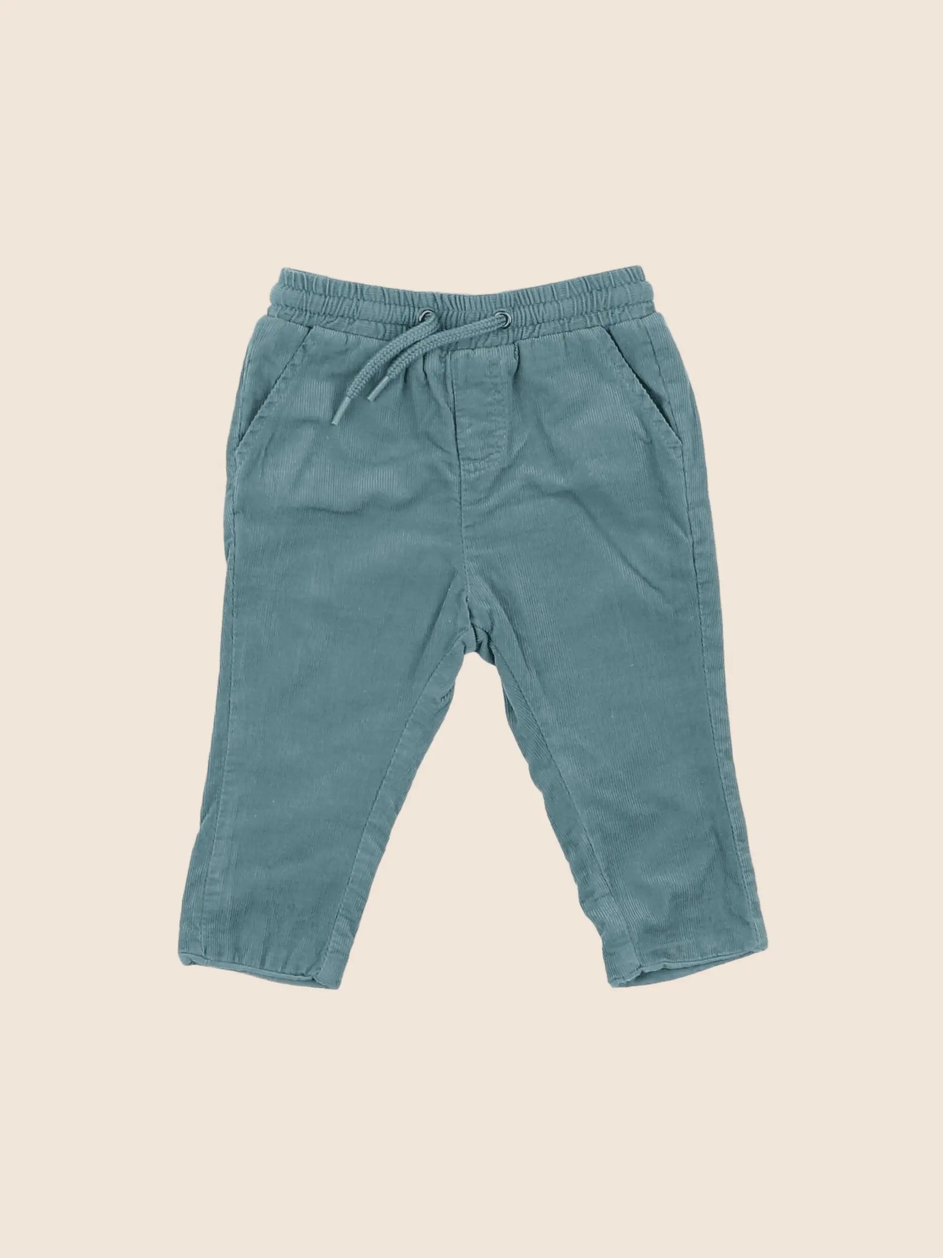 Vertbaudet - pantalon vert - 3 mois