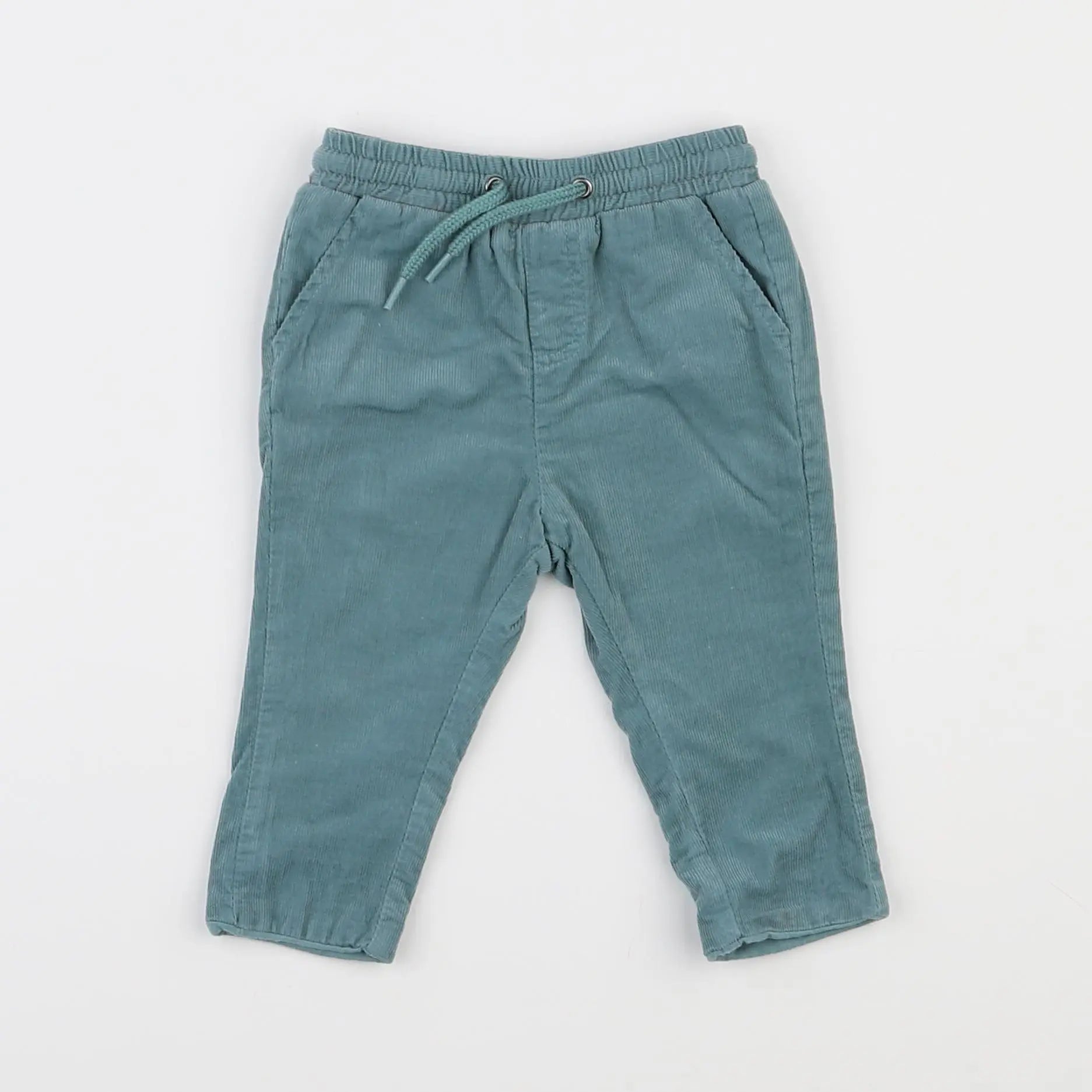 Vertbaudet - pantalon vert - 3 mois