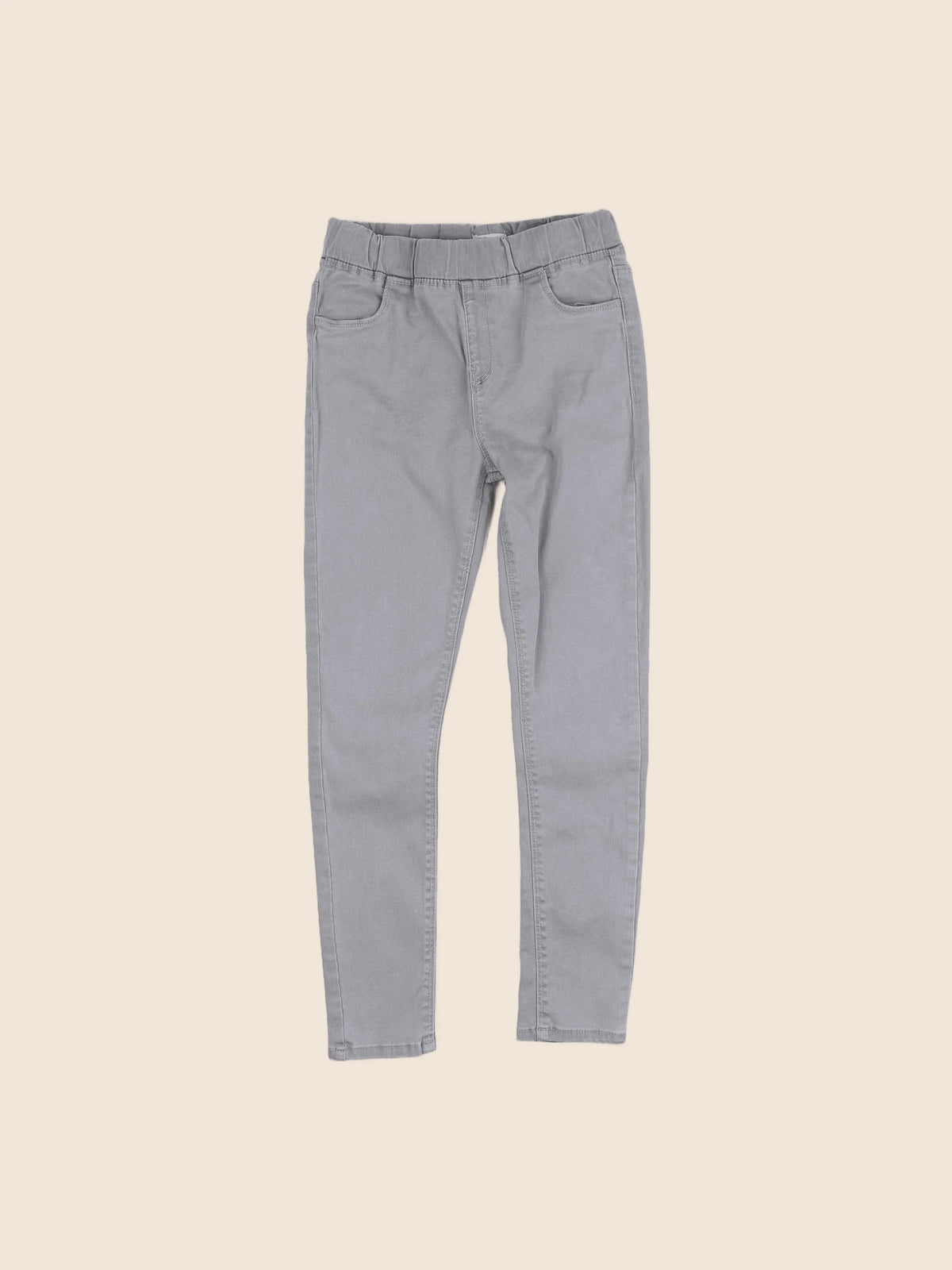 Vertbaudet - jegging gris - 10 ans