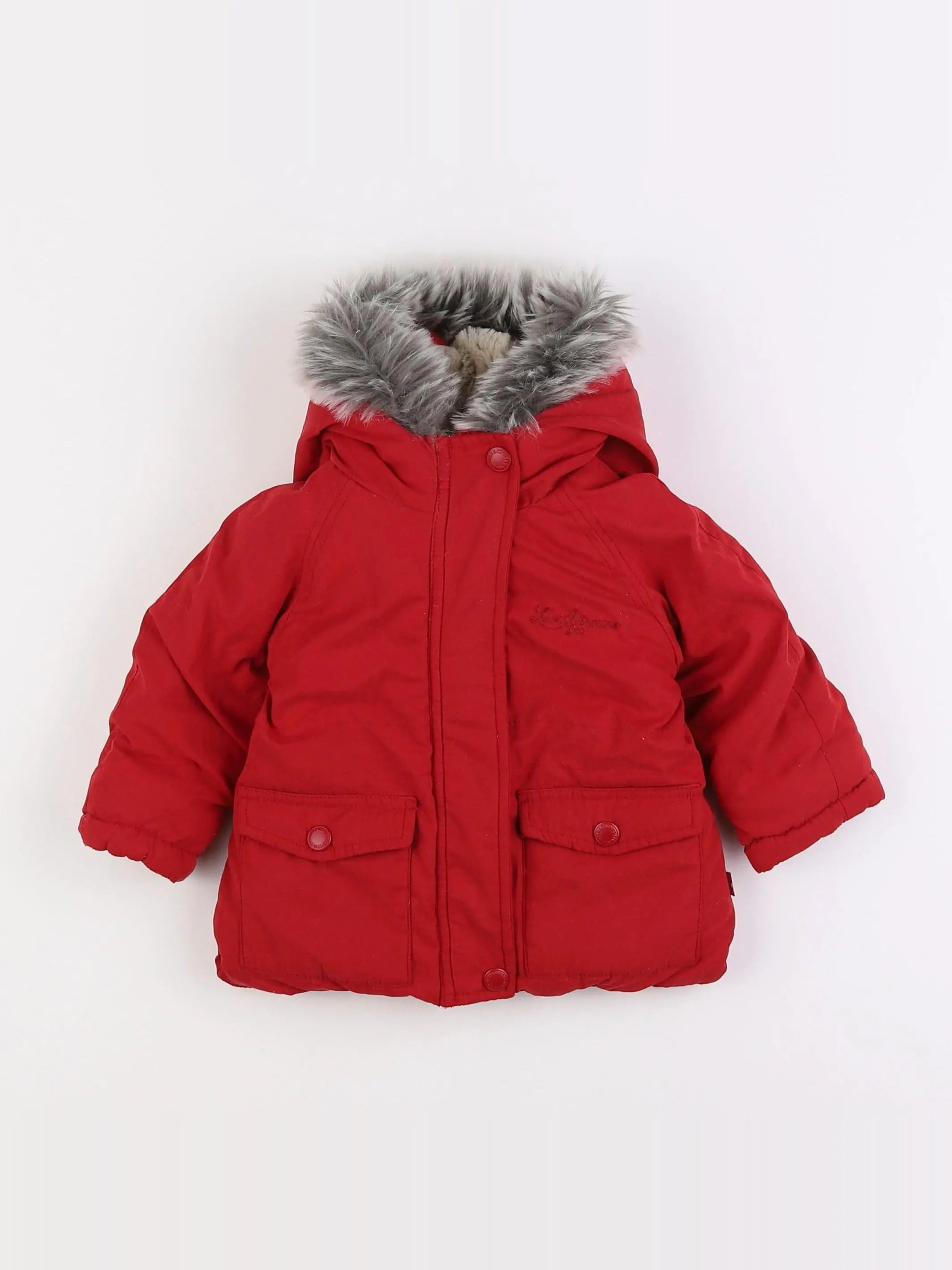 Levi's - manteau rouge - 6 mois