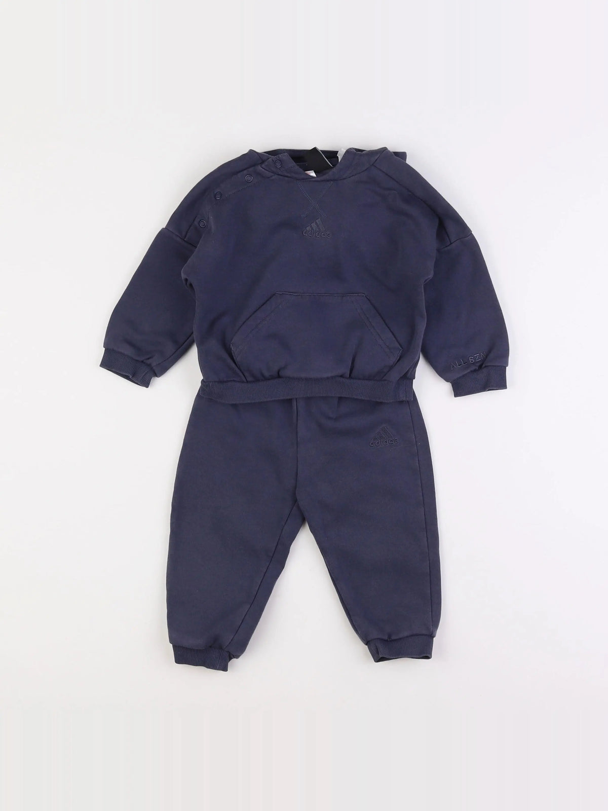 Adidas - ensemble bleu - 9/12 mois