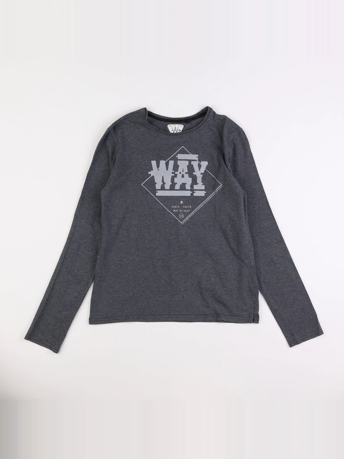 IKKS - tee-shirt gris - 14 ans