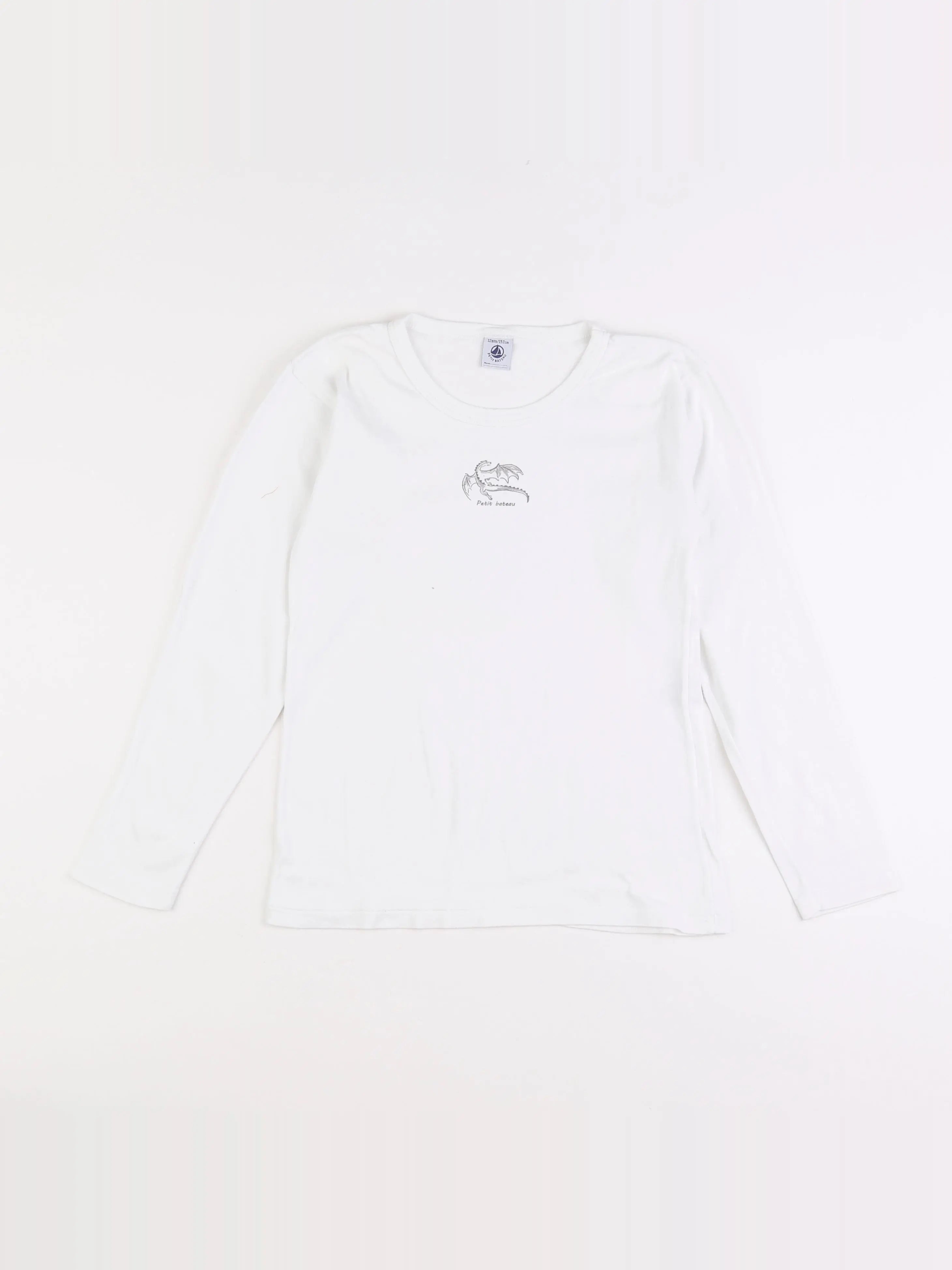 Petit Bateau - maillot de corps blanc - 12 ans