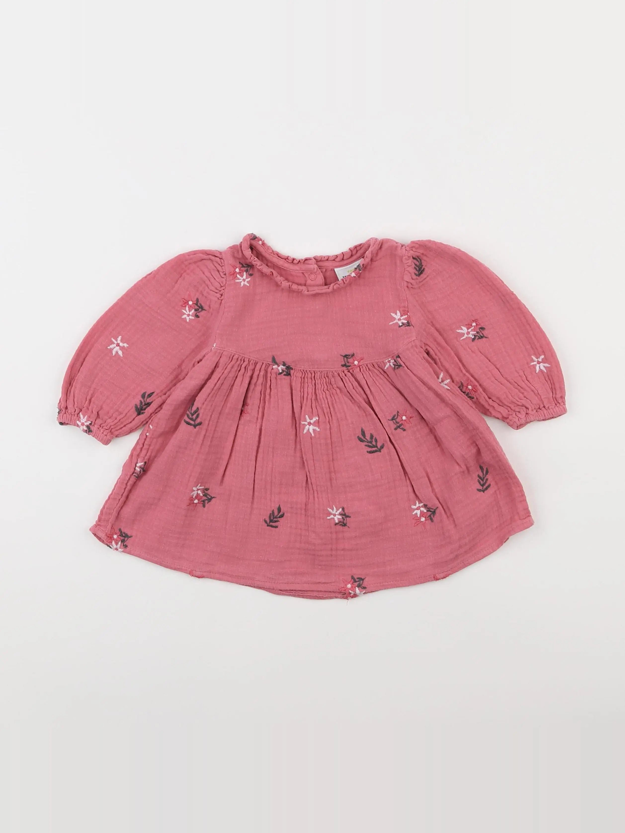 Tape à l'oeil - robe rose - 6 mois
