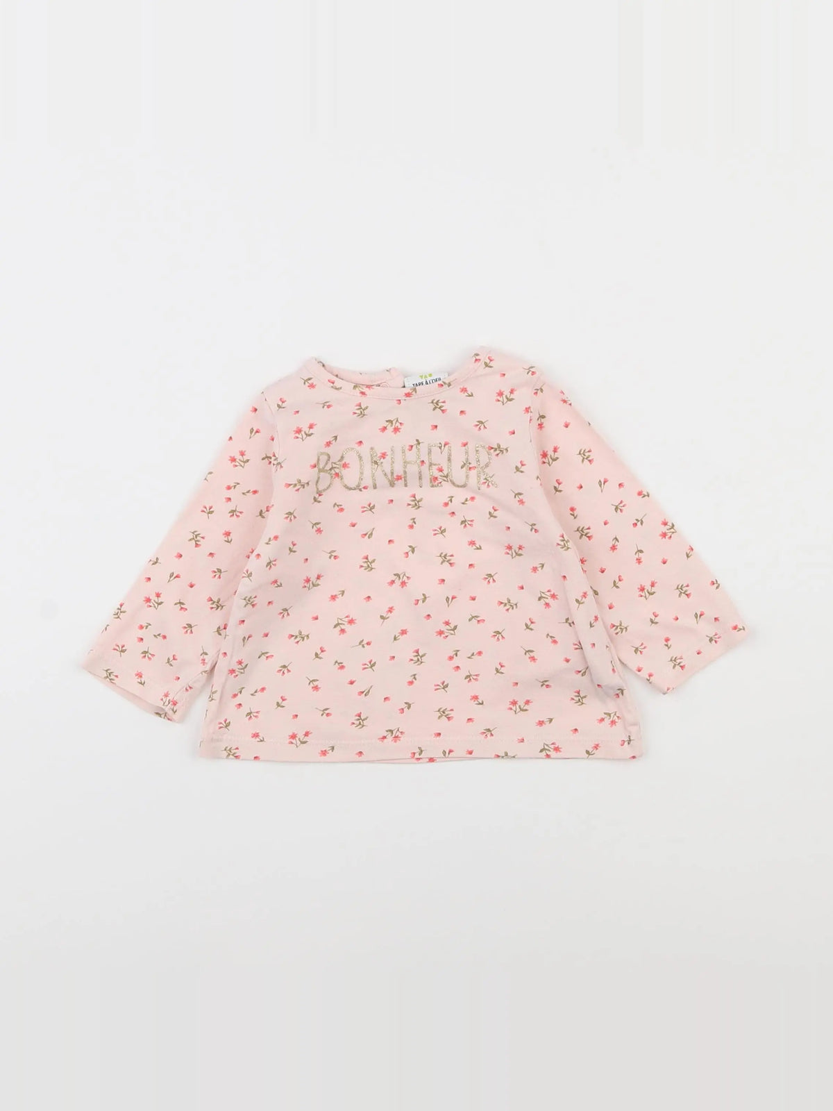 Tape à l'oeil - tee-shirt rose - 9 mois