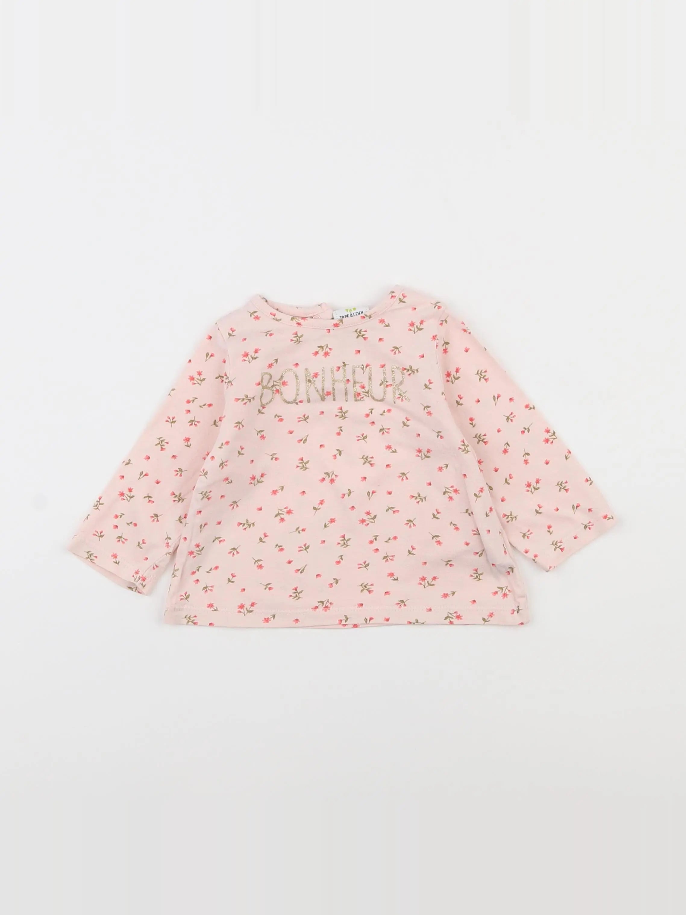 Tape à l'oeil - tee-shirt rose - 9 mois