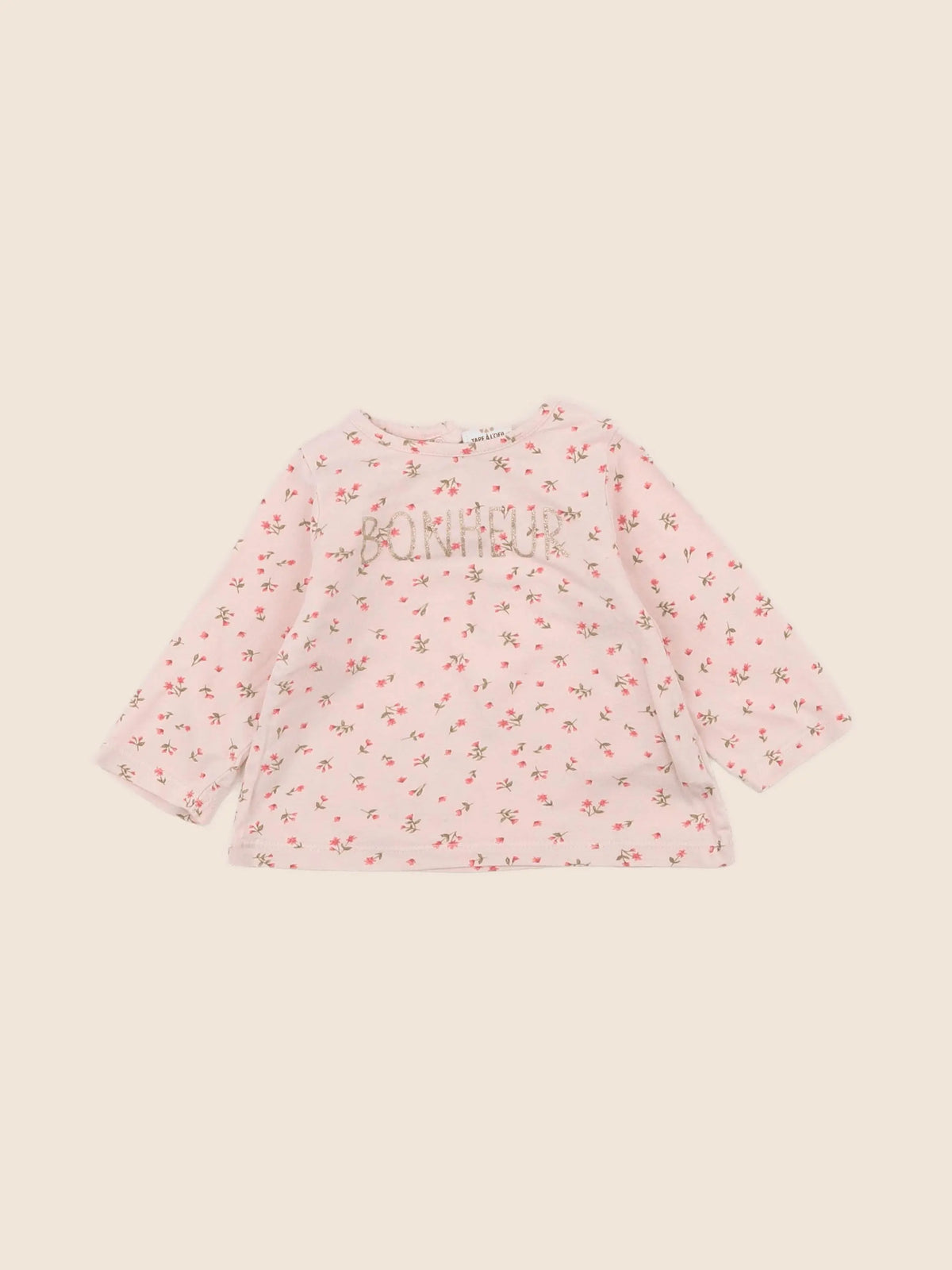 Tape à l'oeil - tee-shirt rose - 9 mois