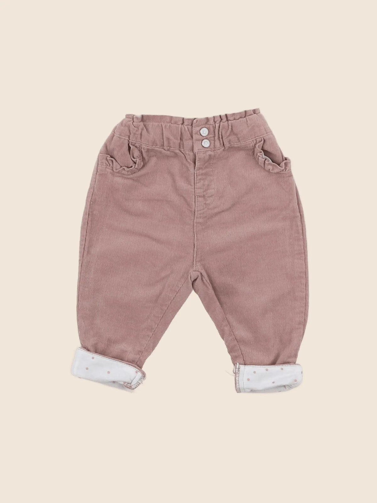 Vertbaudet - pantalon marron - 3 mois