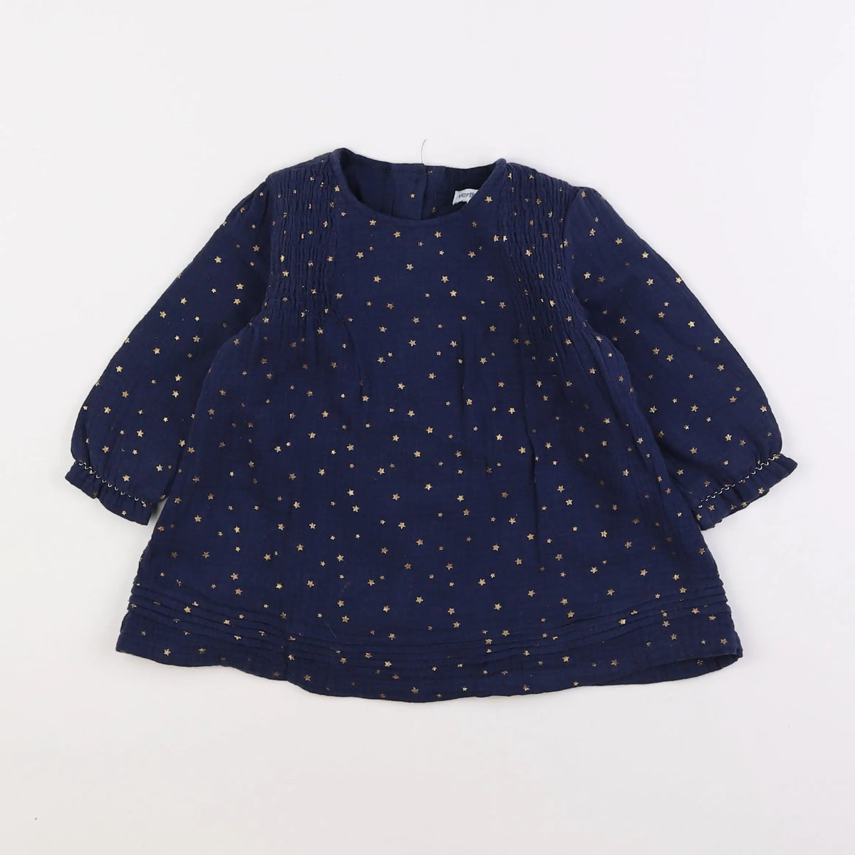 Vertbaudet - robe bleu - 18 mois