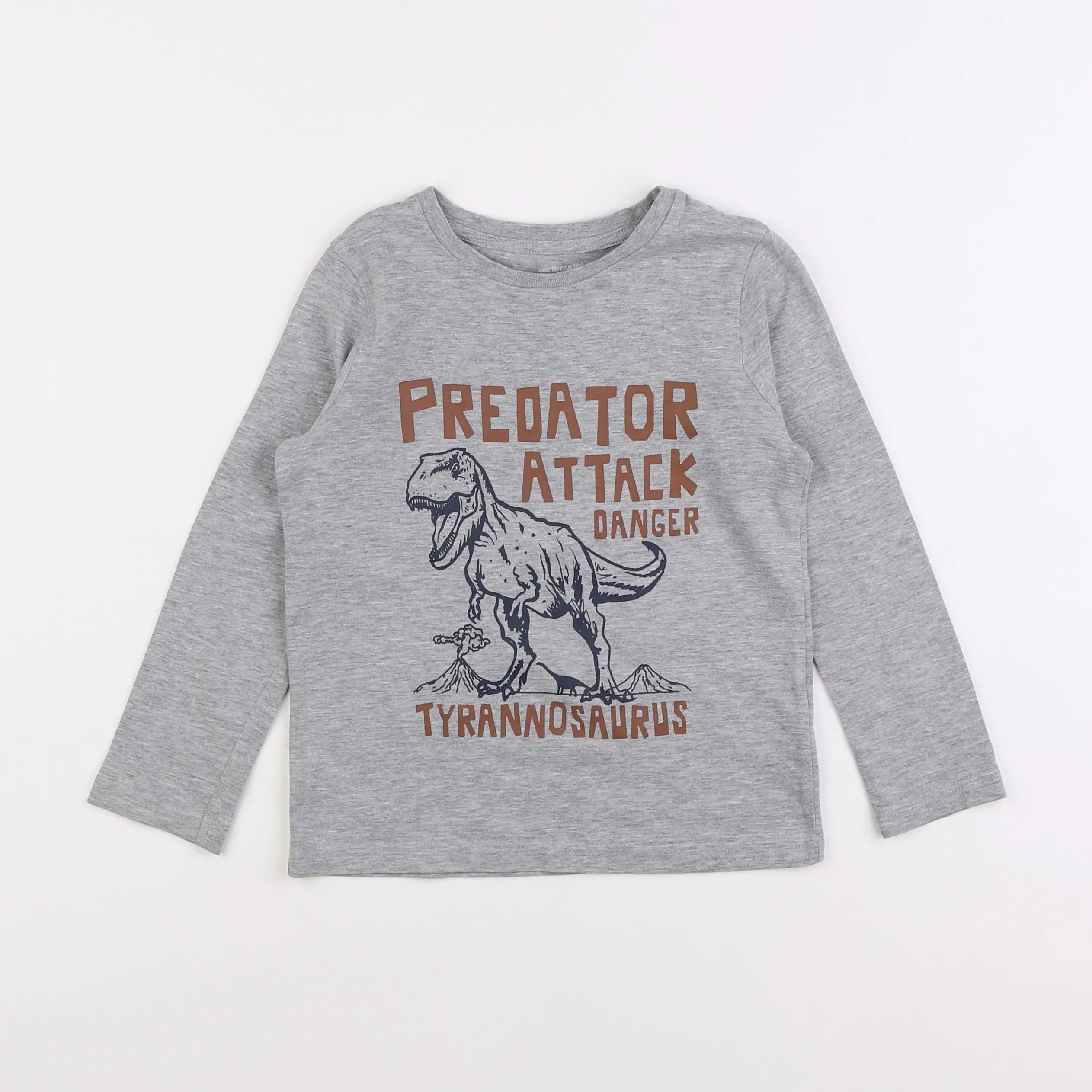 Vertbaudet - tee-shirt gris - 6 ans