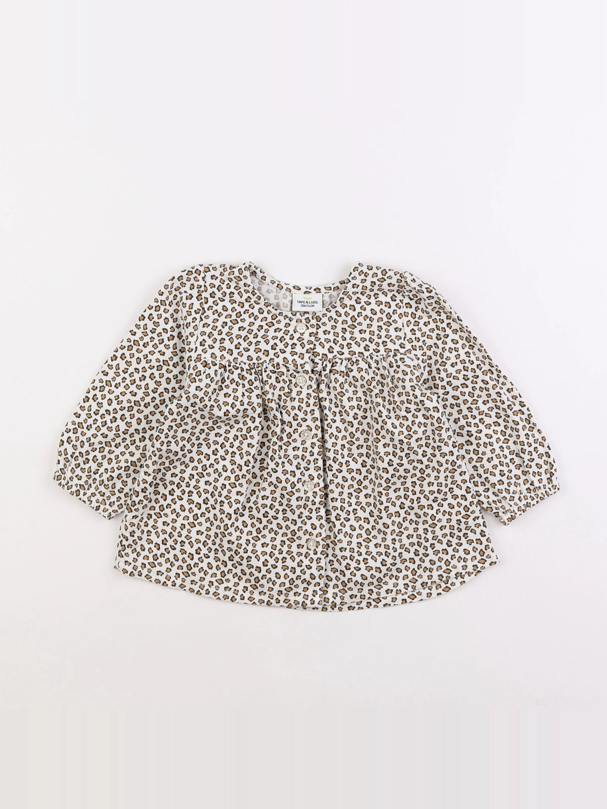 Tape à l'oeil - blouse beige - 12 mois