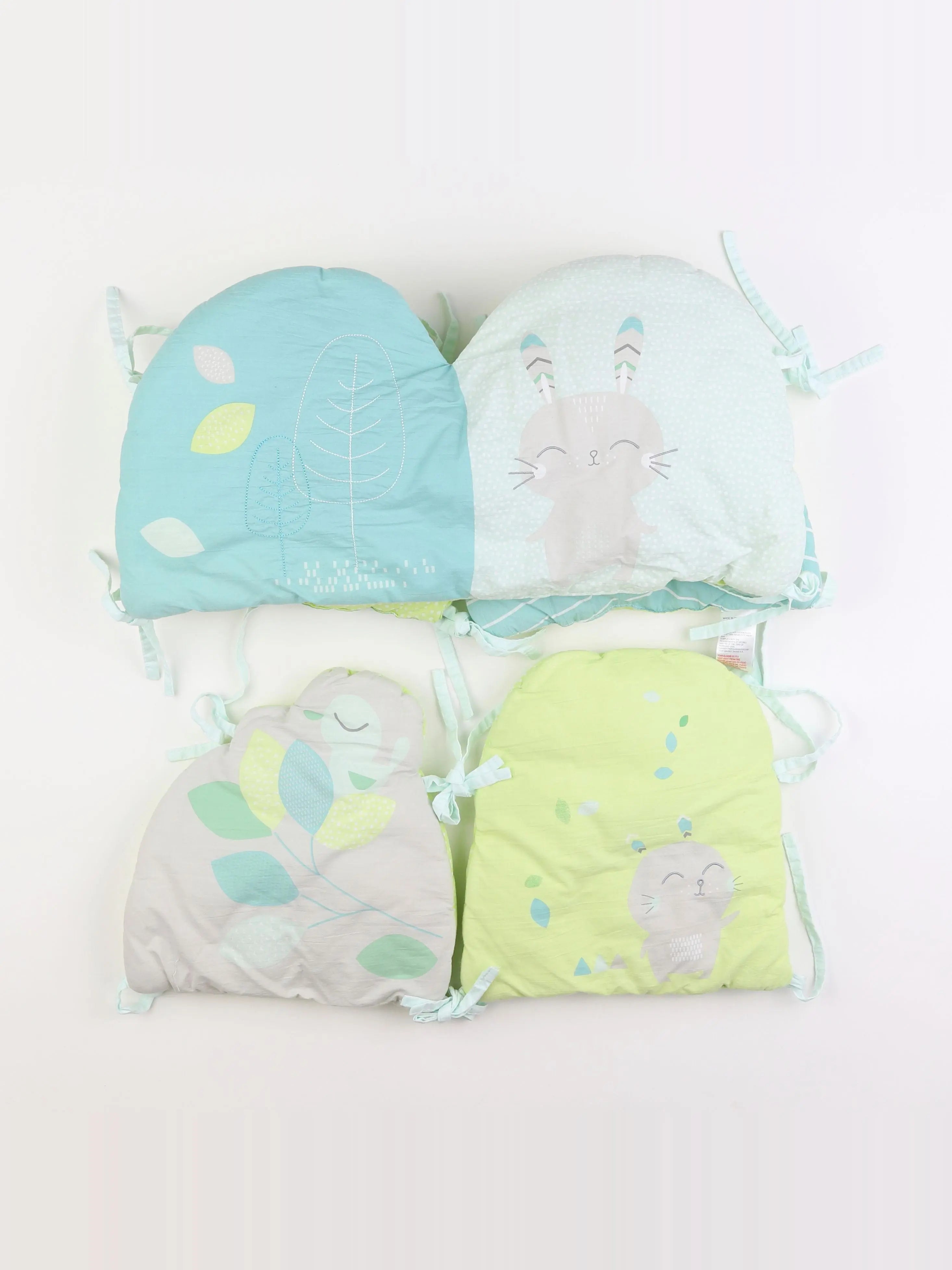 Vertbaudet - tour de lit bleu, vert - 