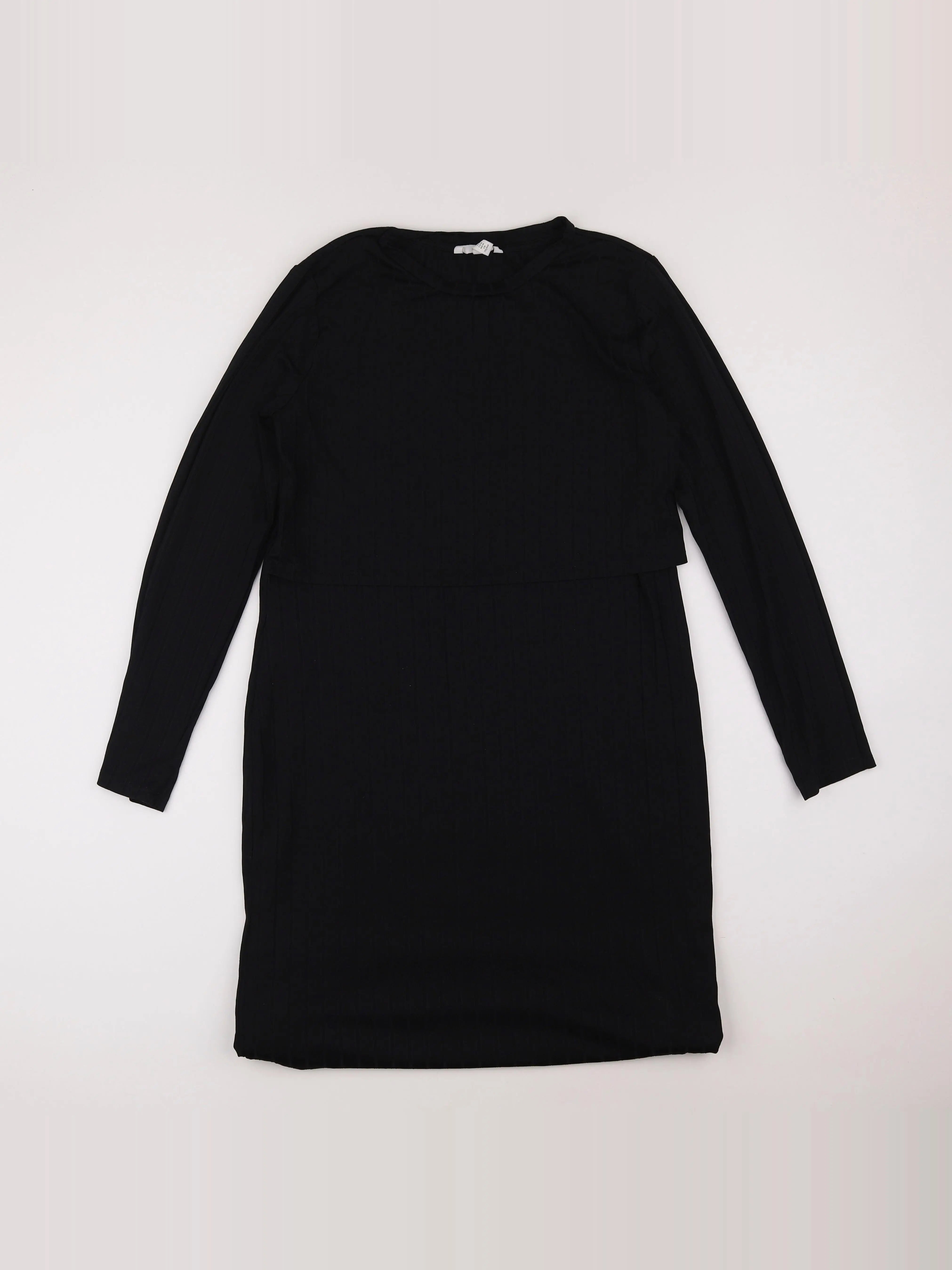 H&M - robe grossesse noir - m