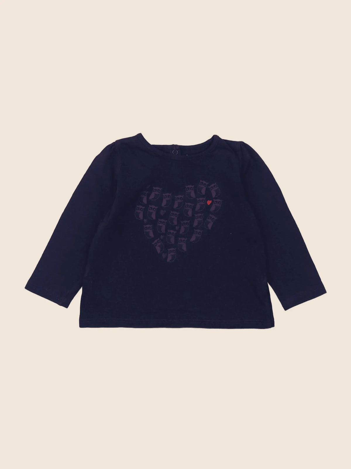 Boutchou - tee-shirt bleu - 9 mois