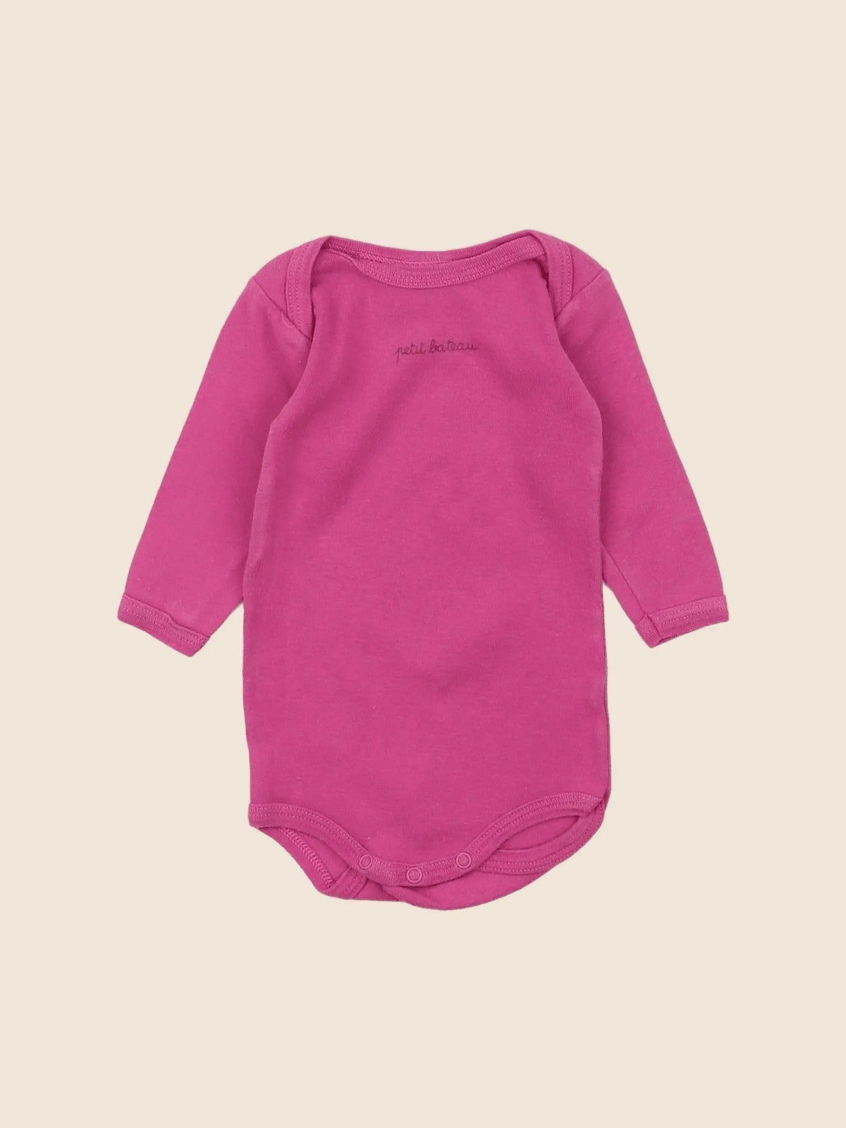 Petit Bateau - body rose - 3 mois