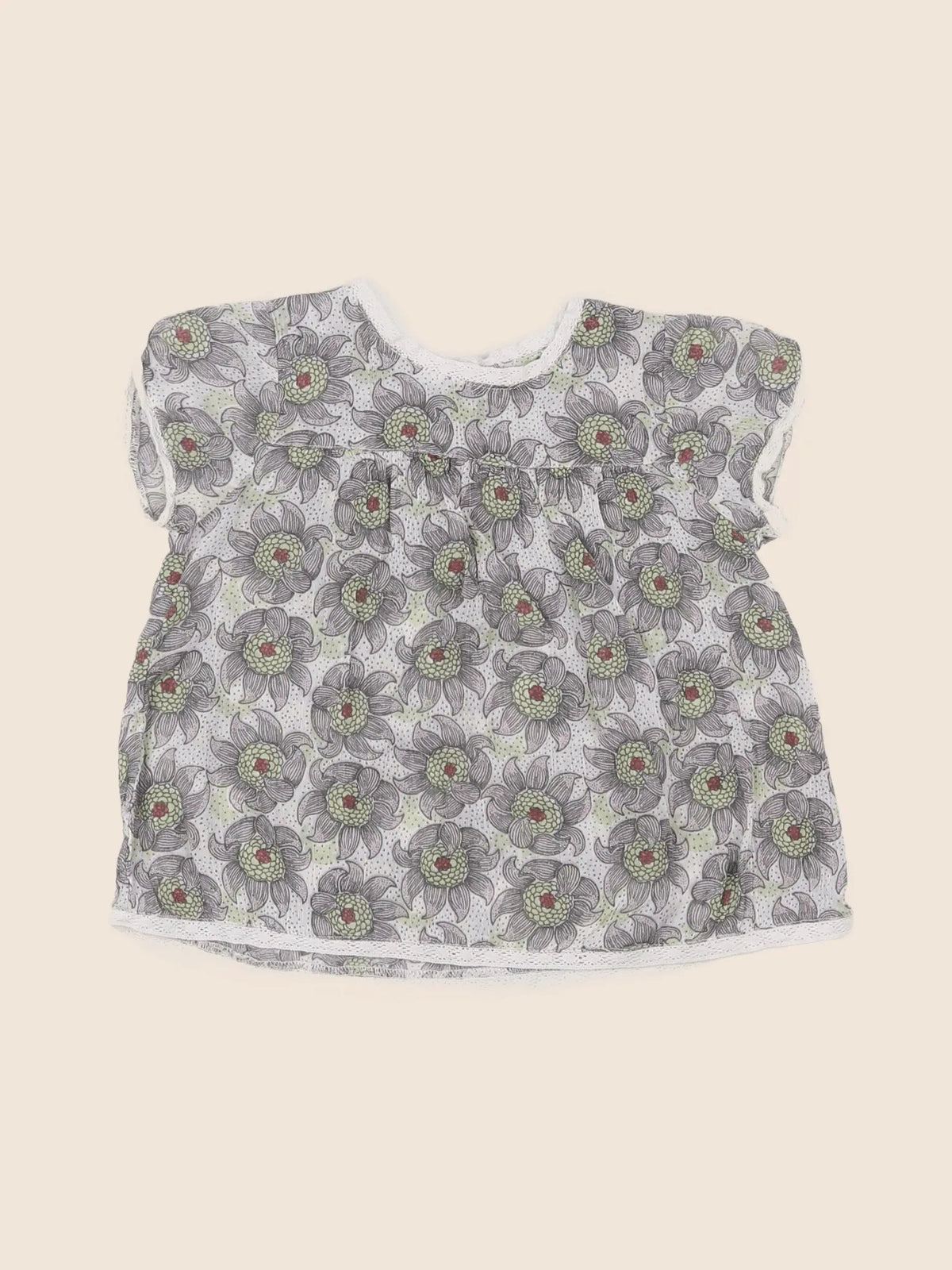 Boutchou - blouse violet - 12 mois