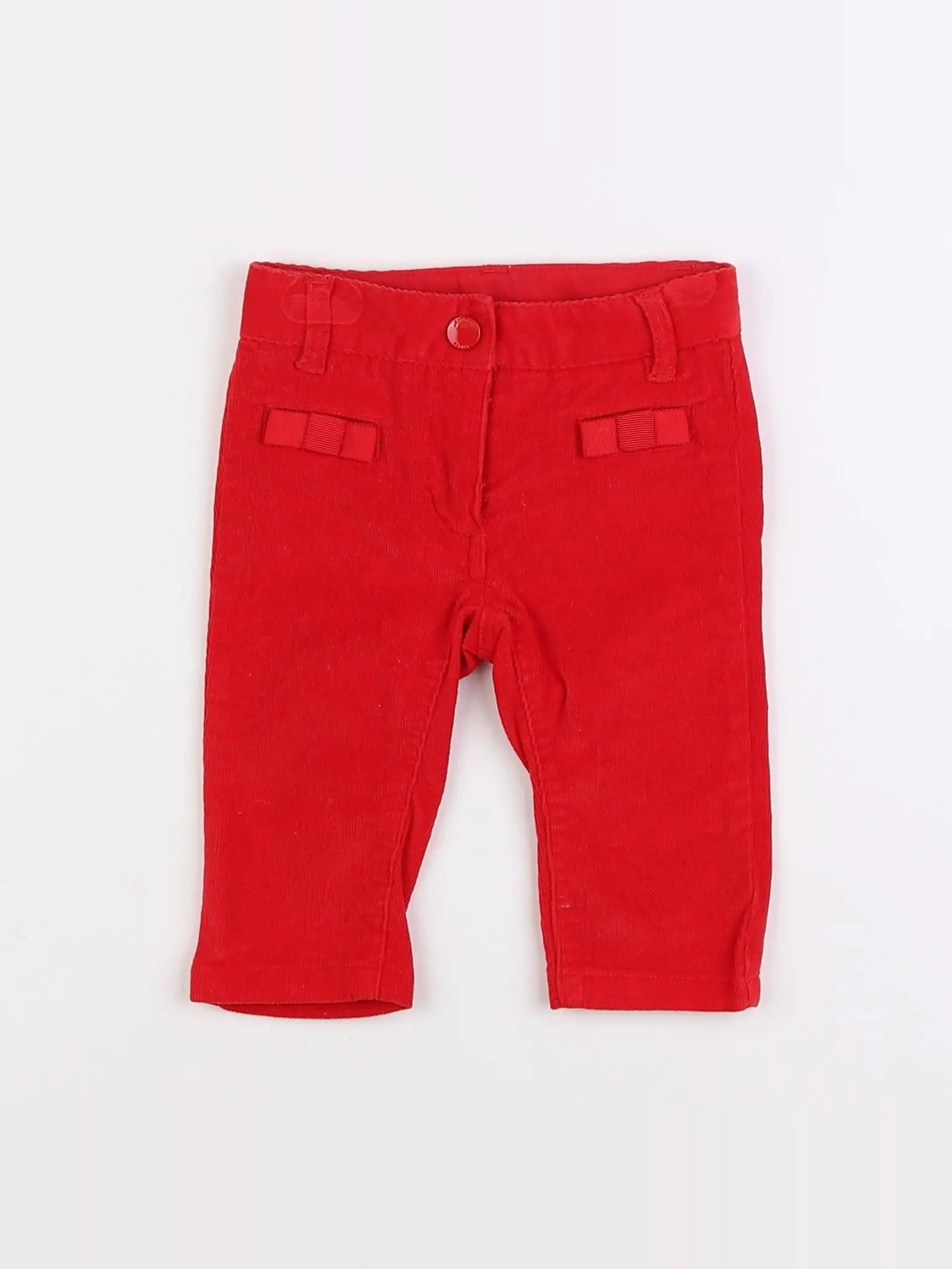 Jacadi - jegging rouge - 6 mois