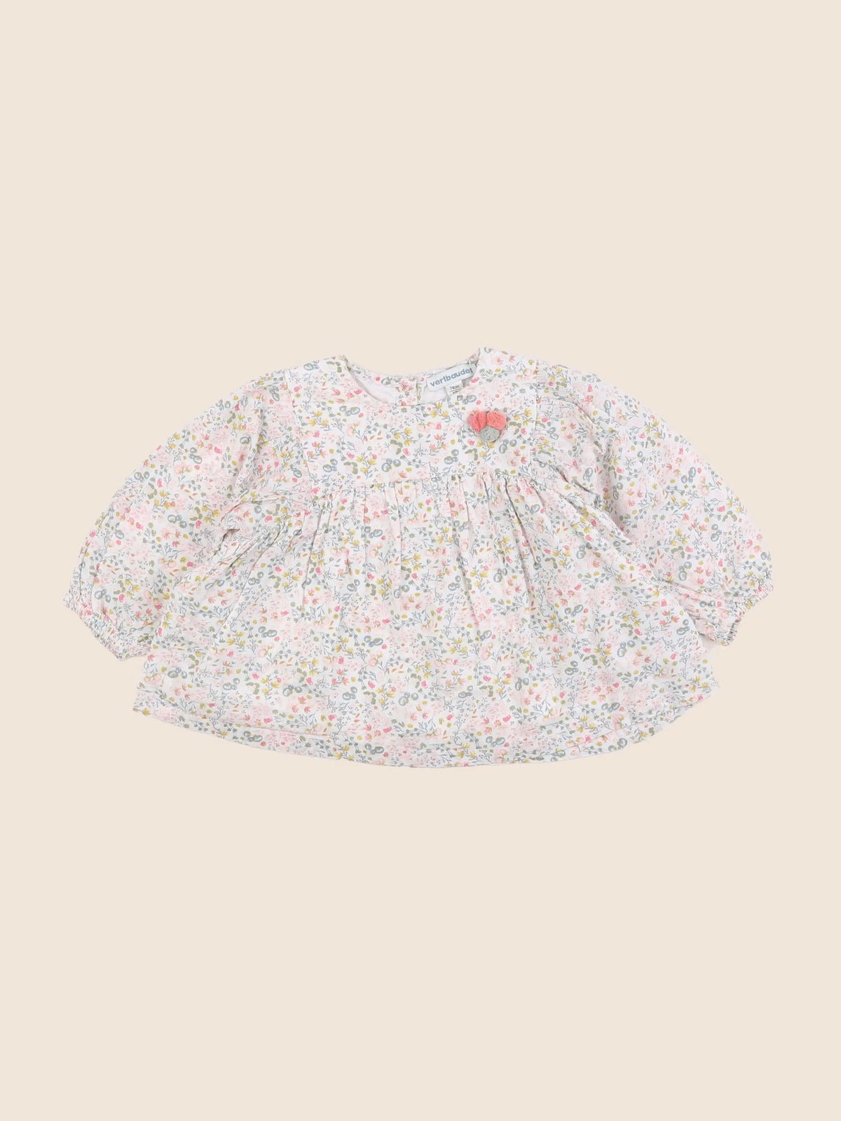 Vertbaudet - blouse multicolore - 12 mois