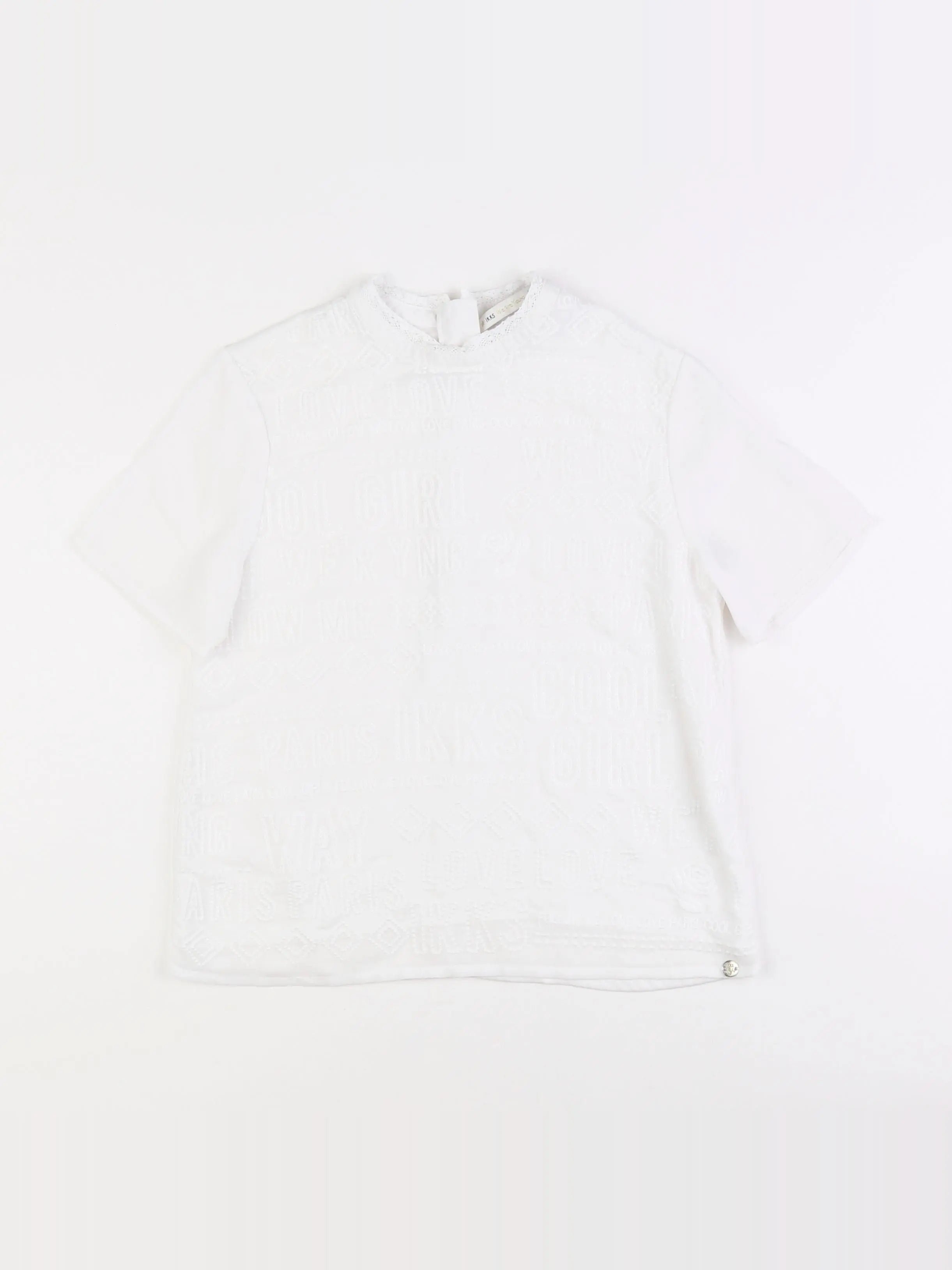 IKKS - blouse blanc - 10 ans