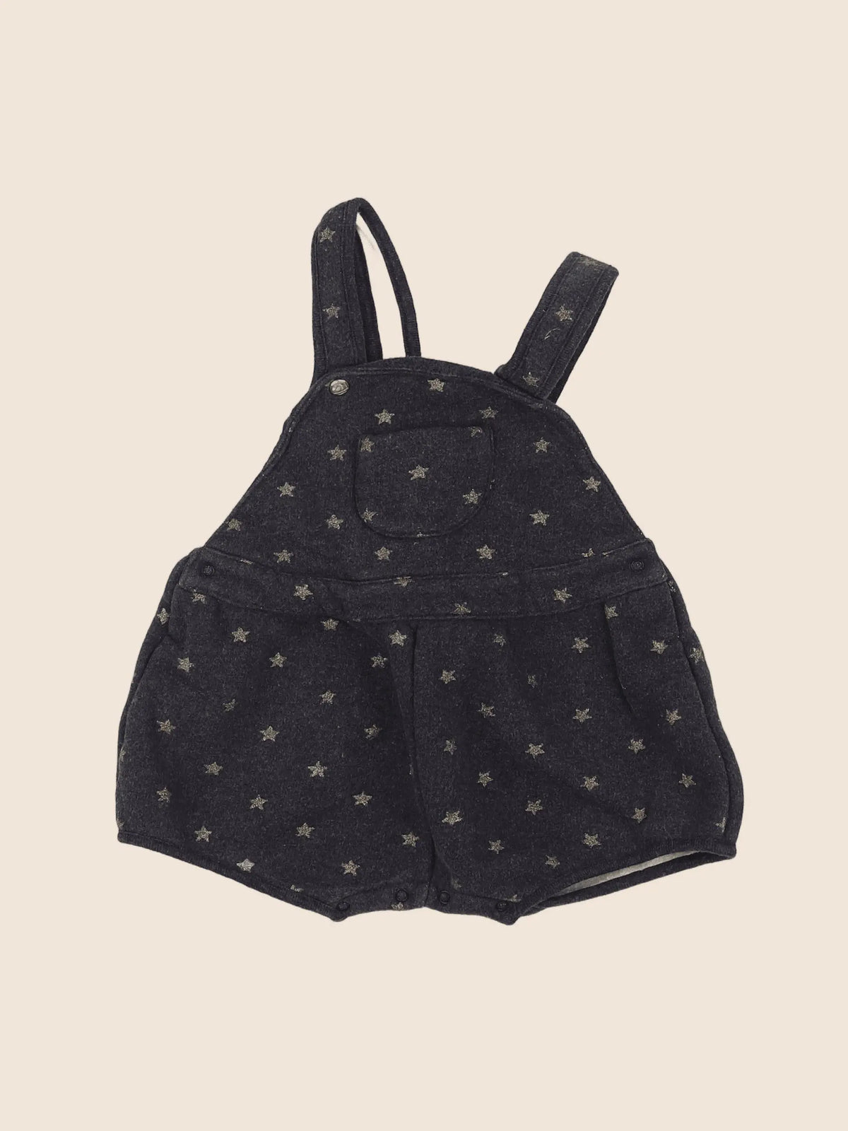 Petit Bateau - salopette gris - 18 mois