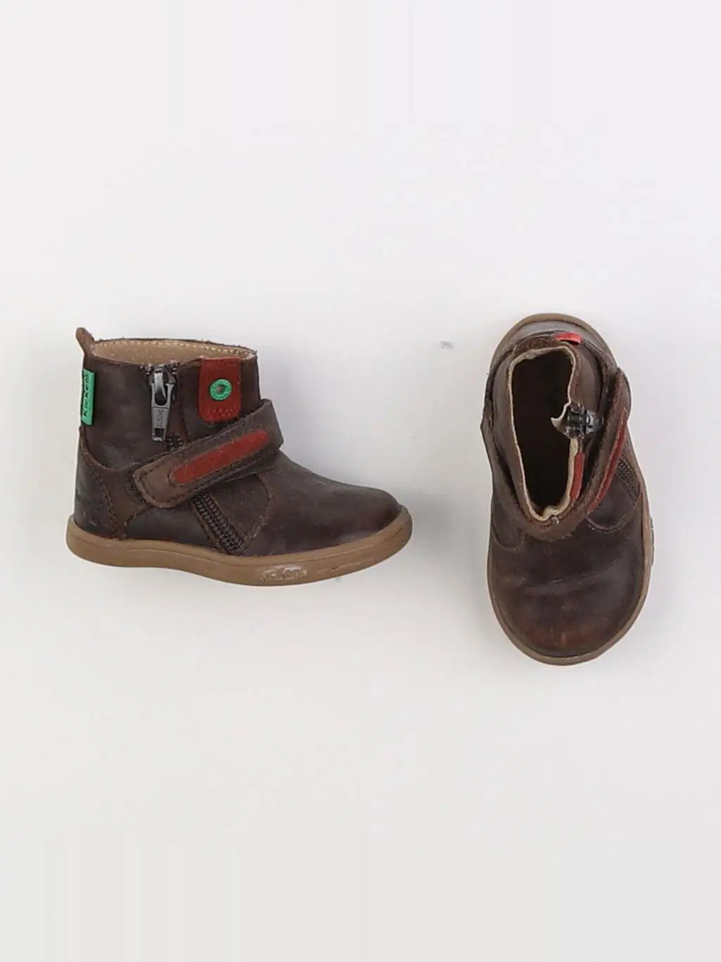 Kickers - bottillons marron - pointure 19