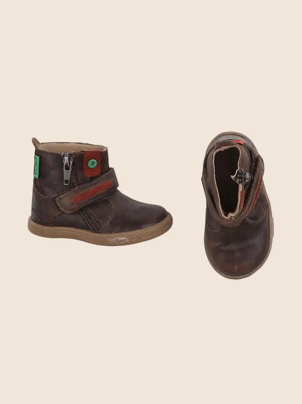 Kickers - bottillons marron - pointure 19