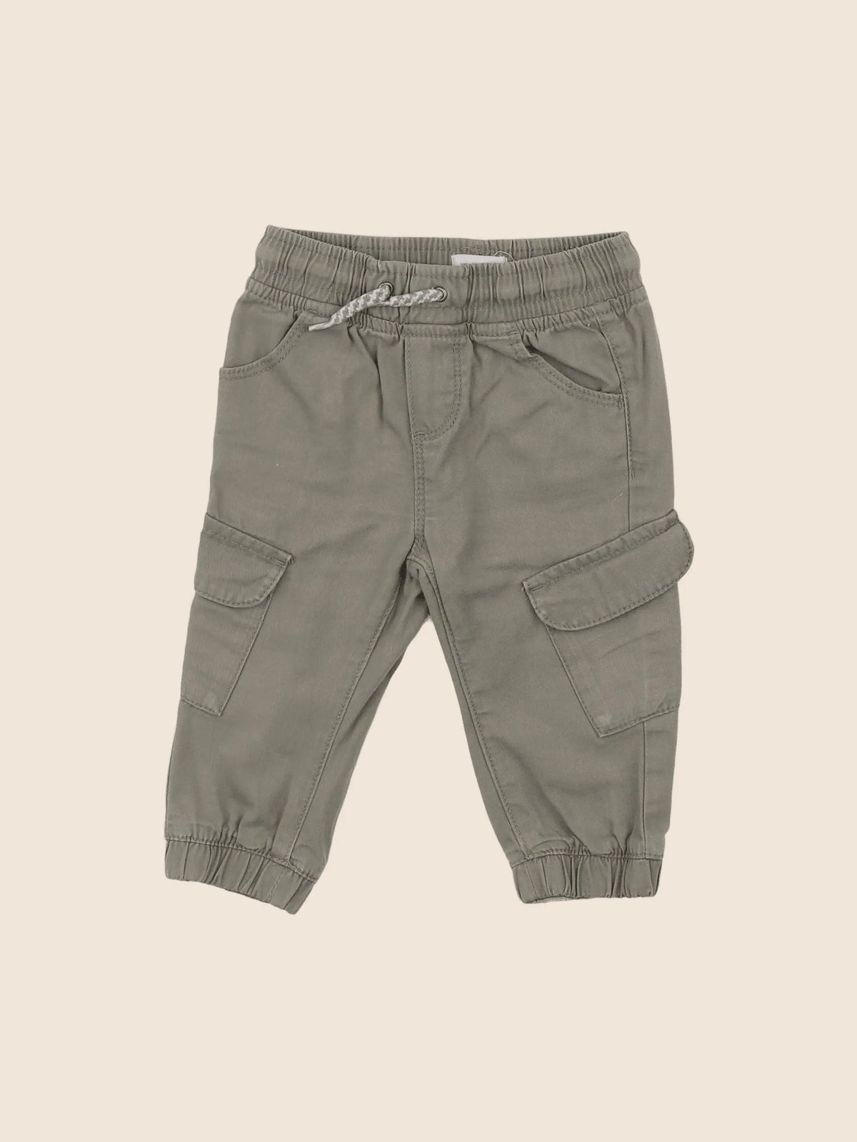 Vertbaudet - pantalon vert - 9 mois