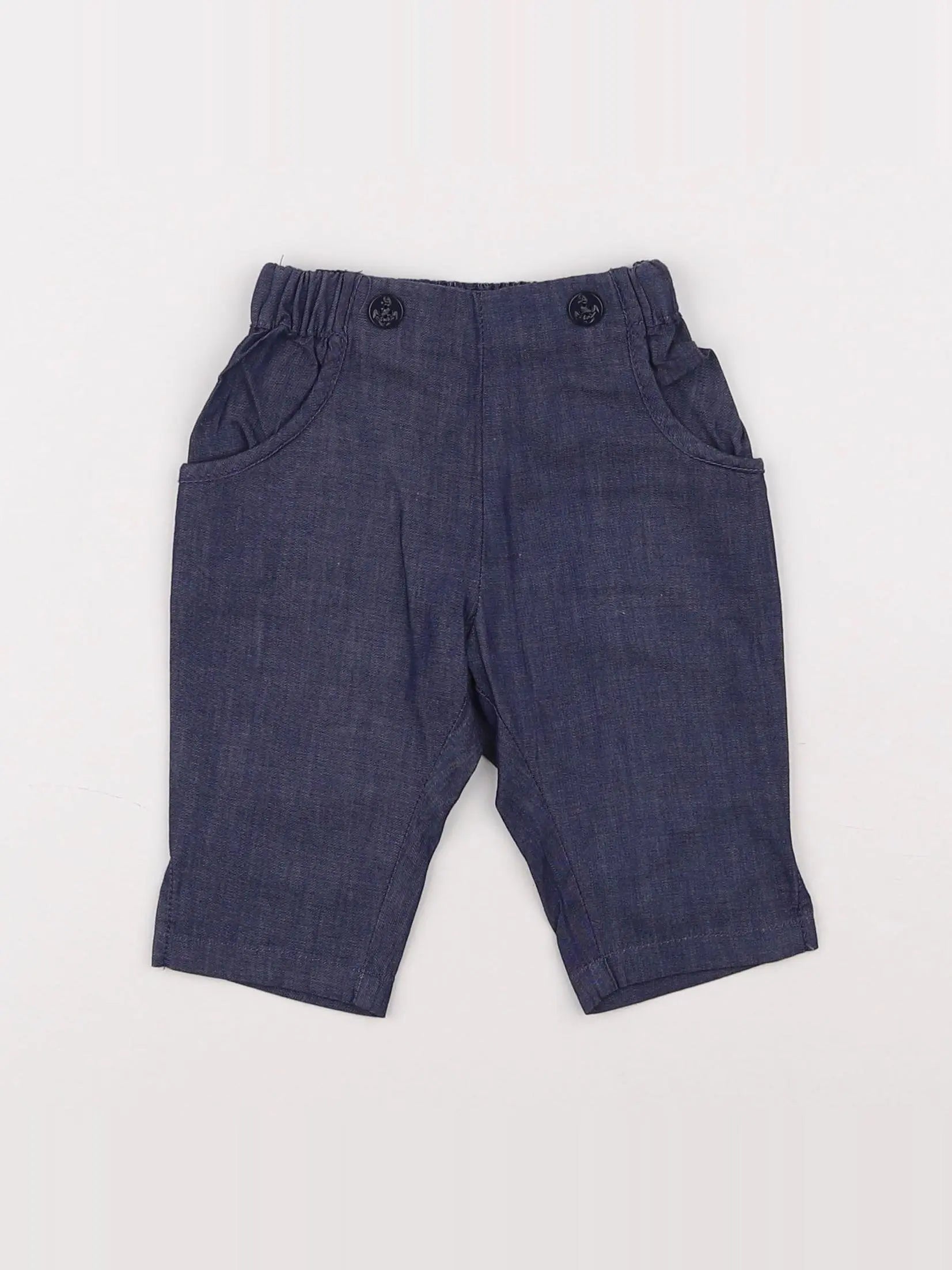 Jacadi - pantalon bleu - 6 mois