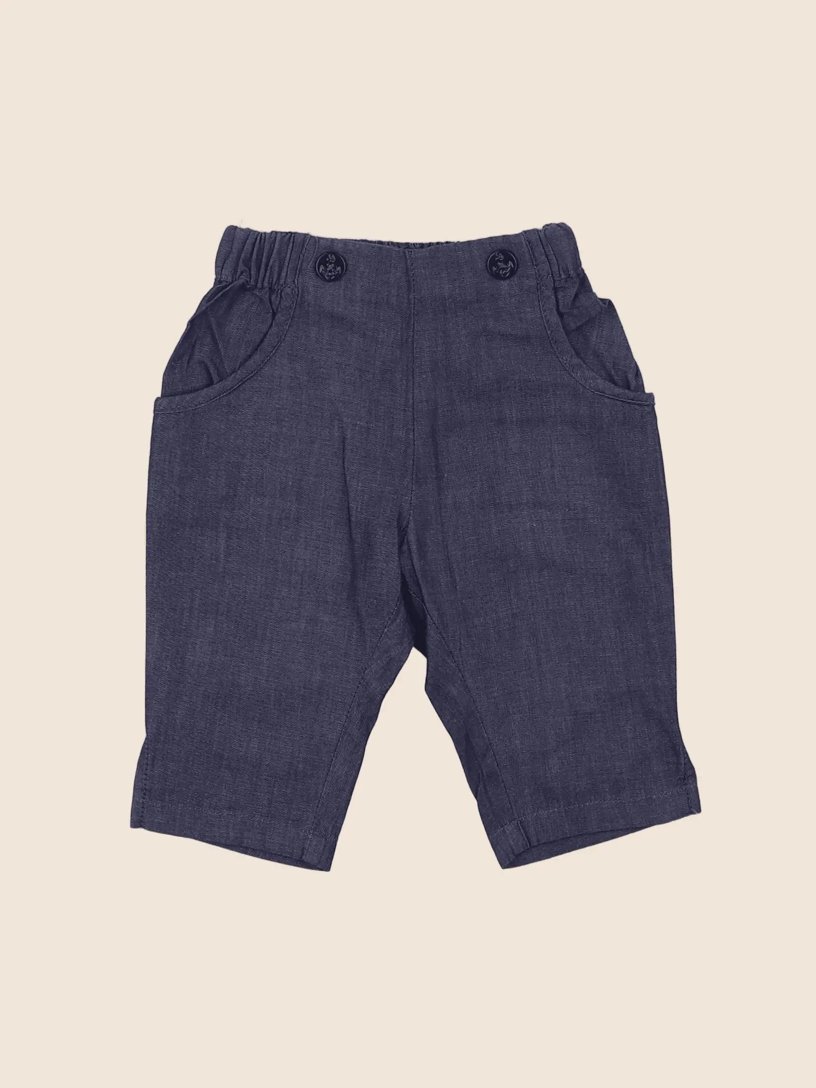 Jacadi - pantalon bleu - 6 mois