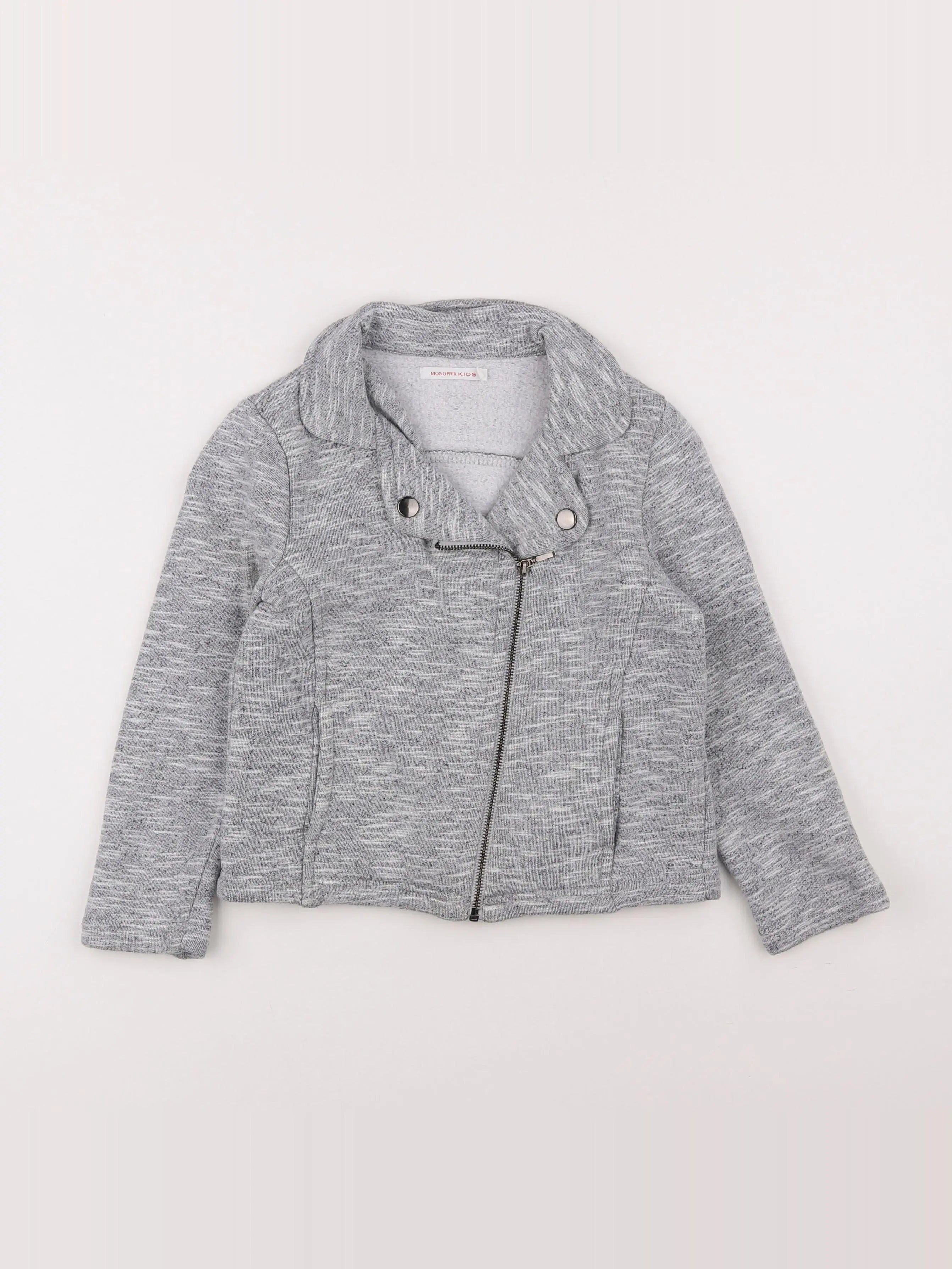 Monoprix - sweat gris - 6 ans