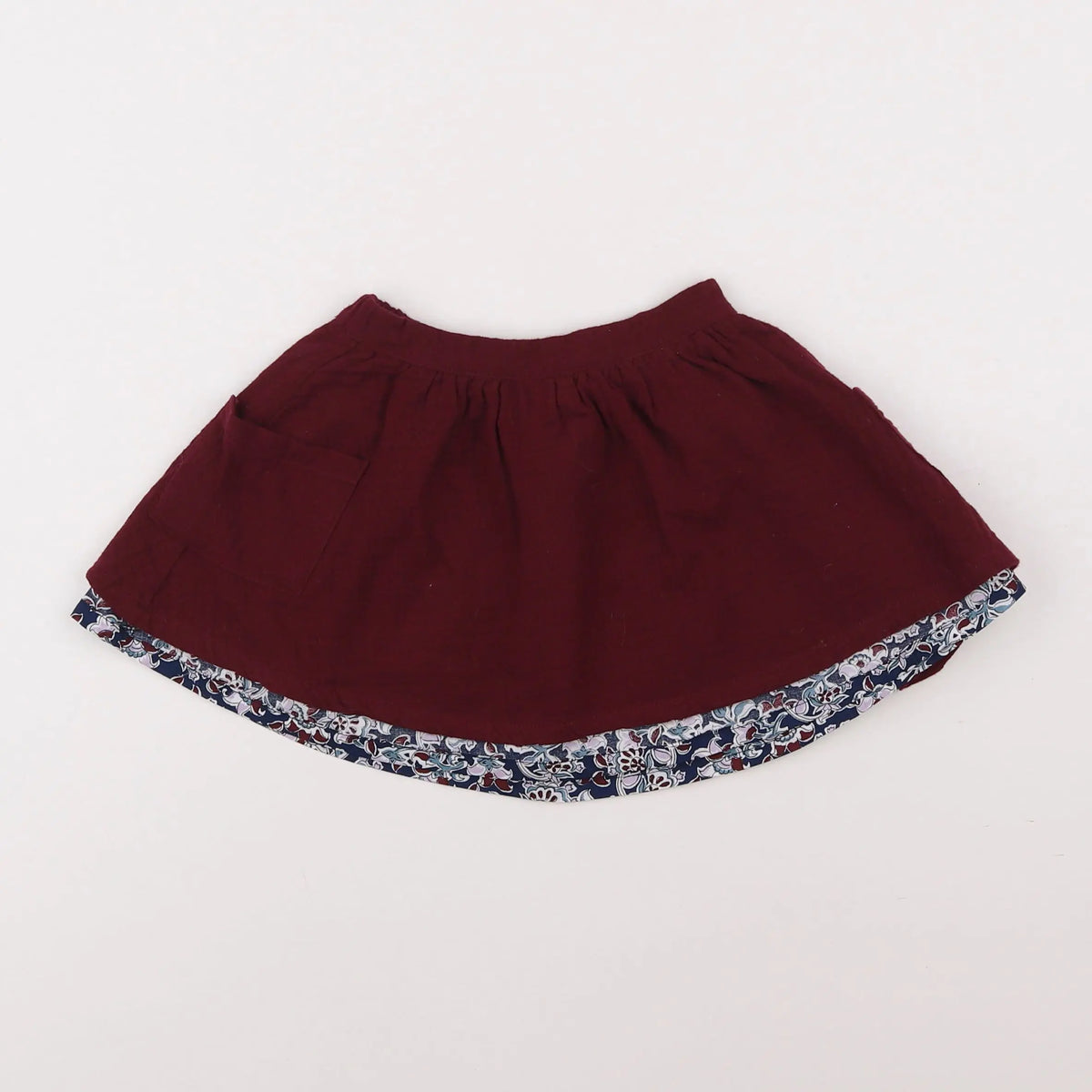 Vertbaudet - jupe réversible rose - 3 ans
