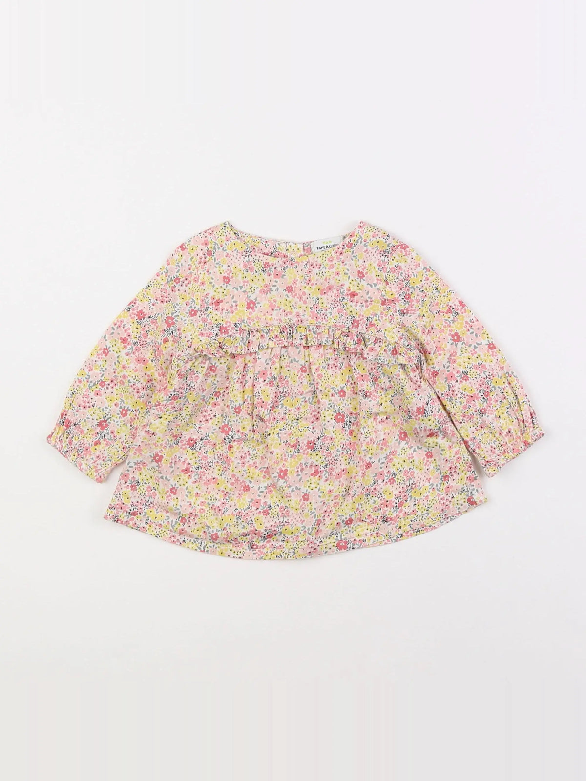 Tape à l'oeil - blouse jaune - 6 mois