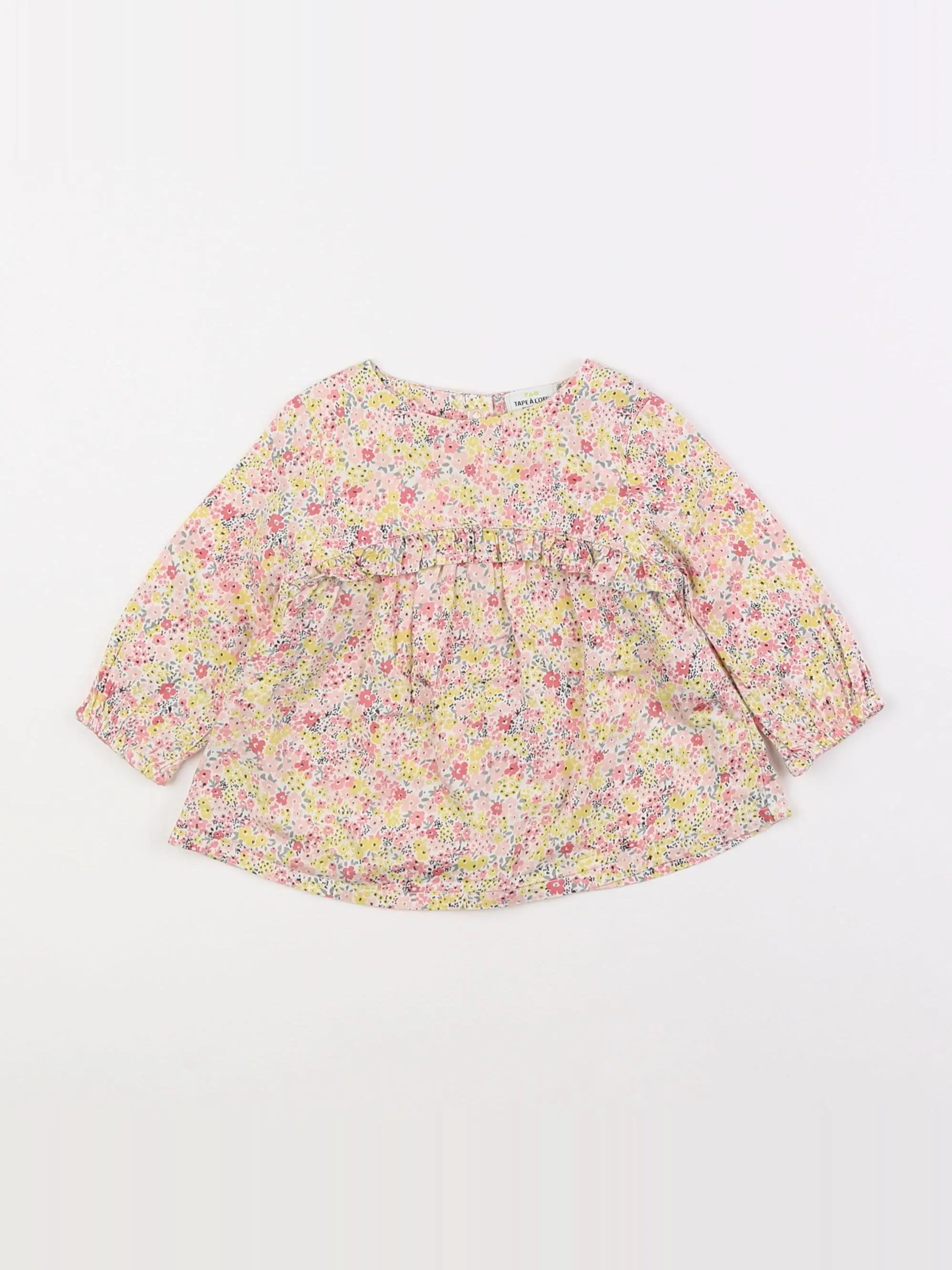 Tape à l'oeil - blouse jaune - 6 mois