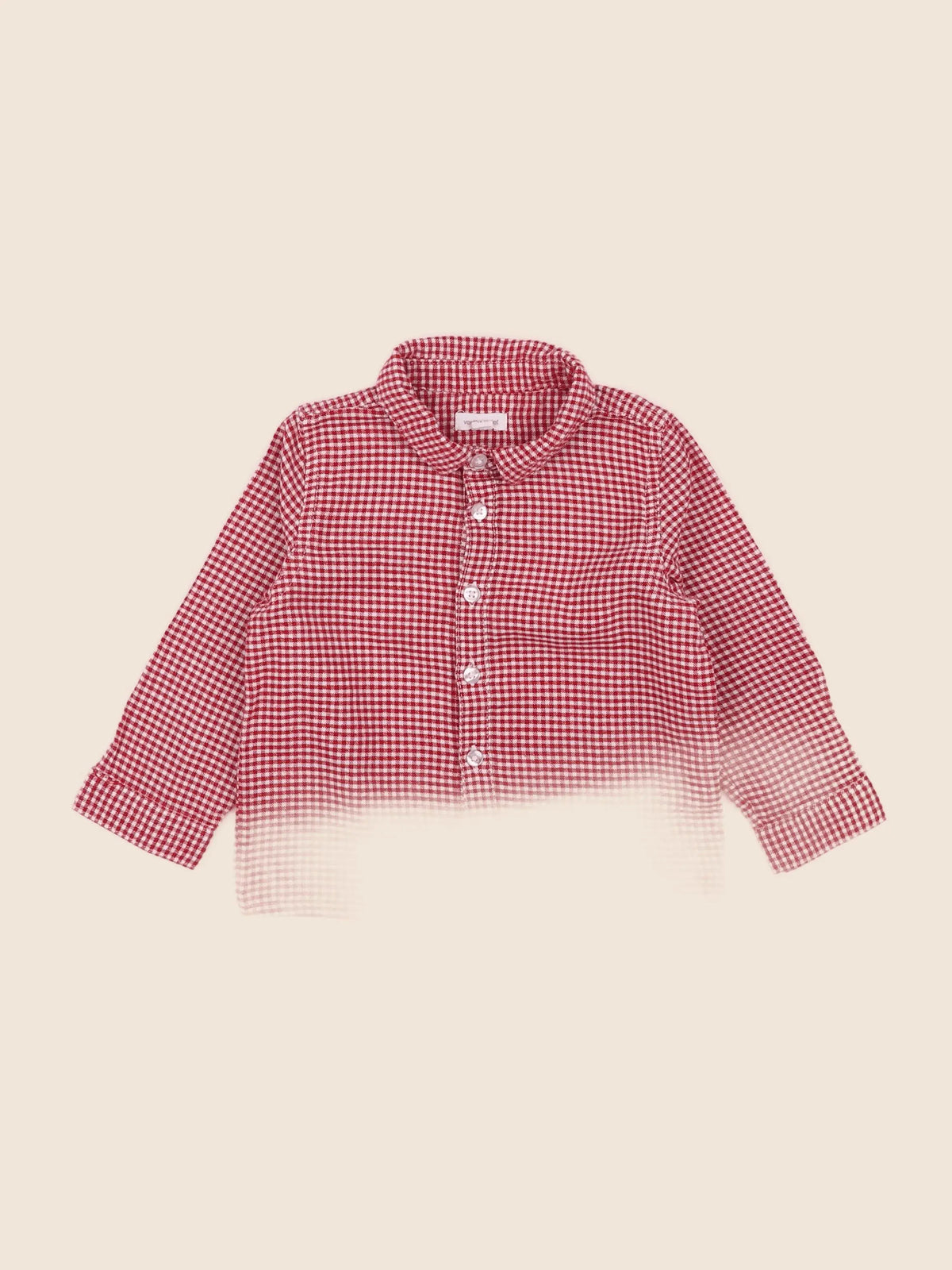 Vertbaudet - chemise rouge - 18 mois