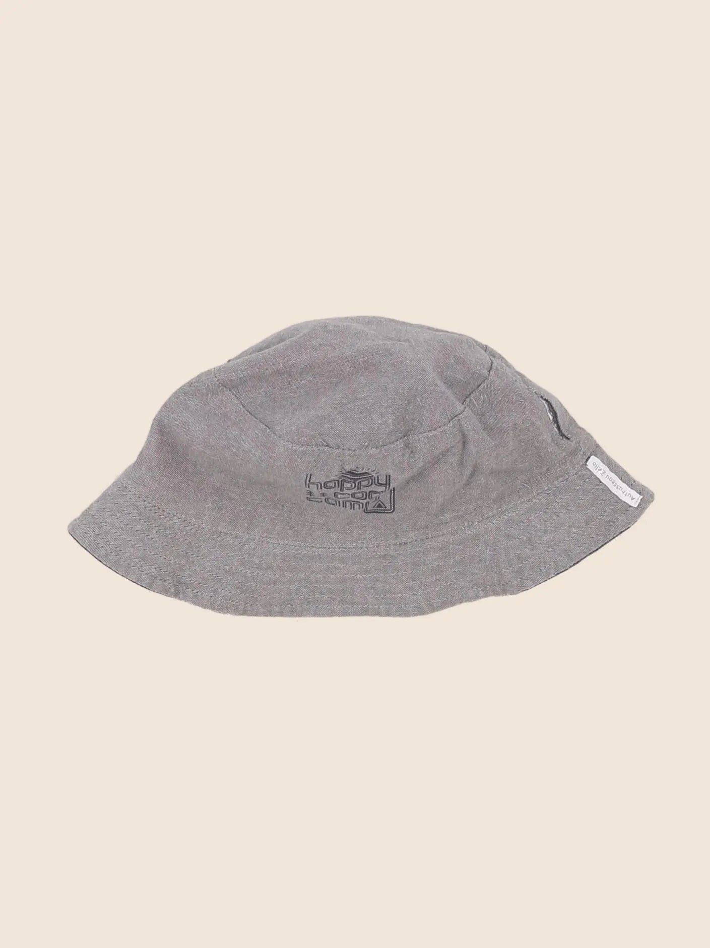 Vertbaudet - chapeau réversible gris - 10 ans