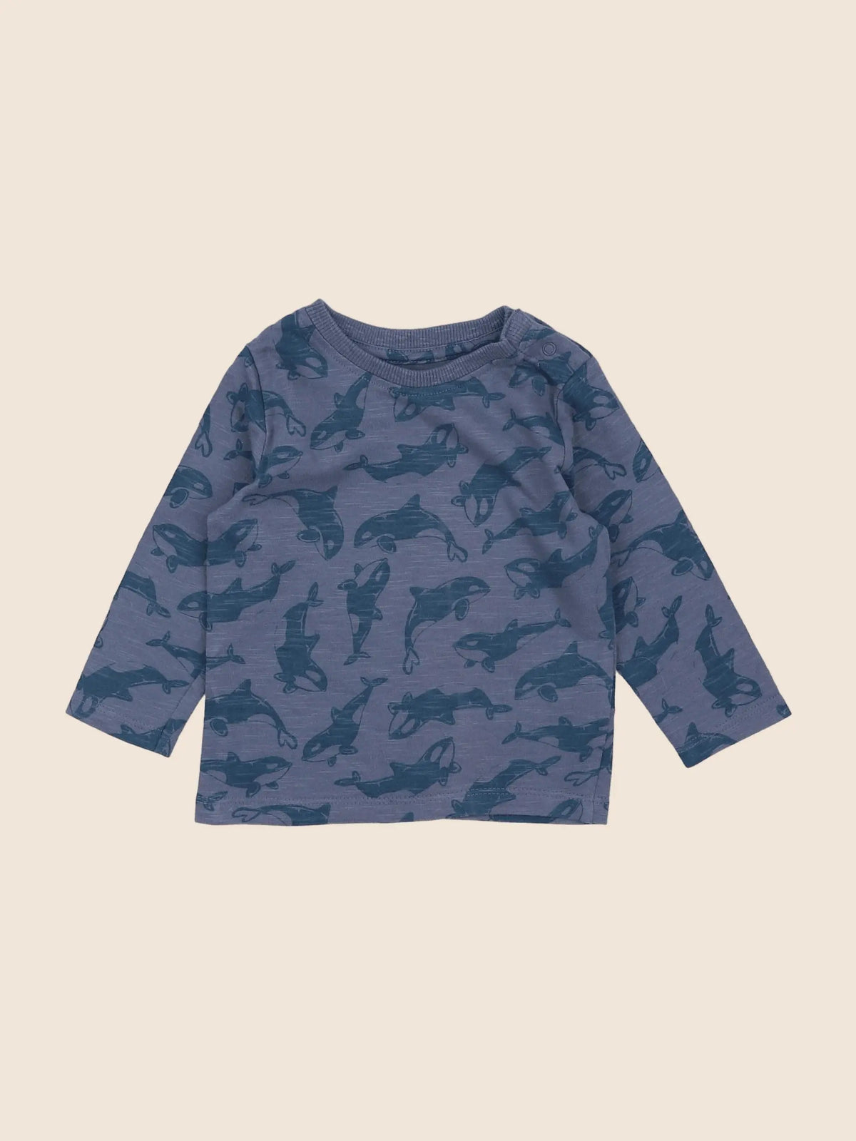 Vertbaudet - tee-shirt bleu - 6 mois