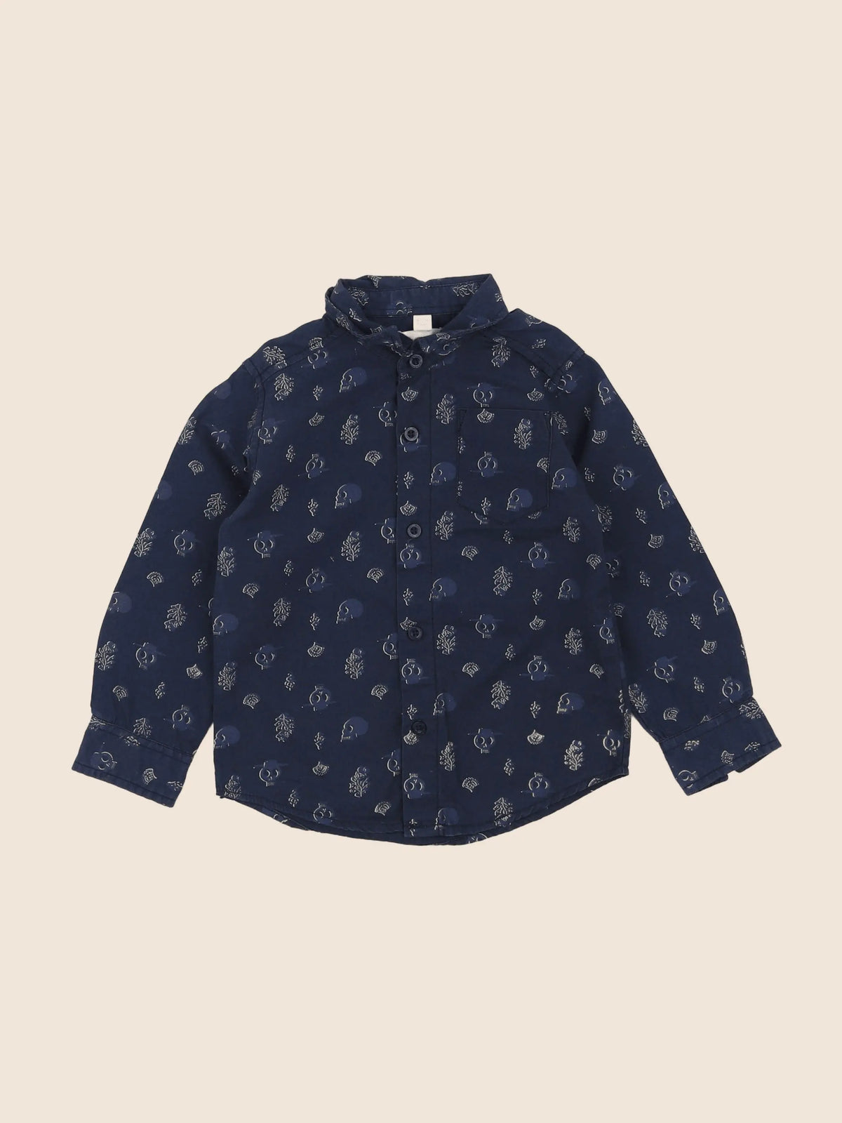 Vertbaudet - chemise bleu - 3 ans