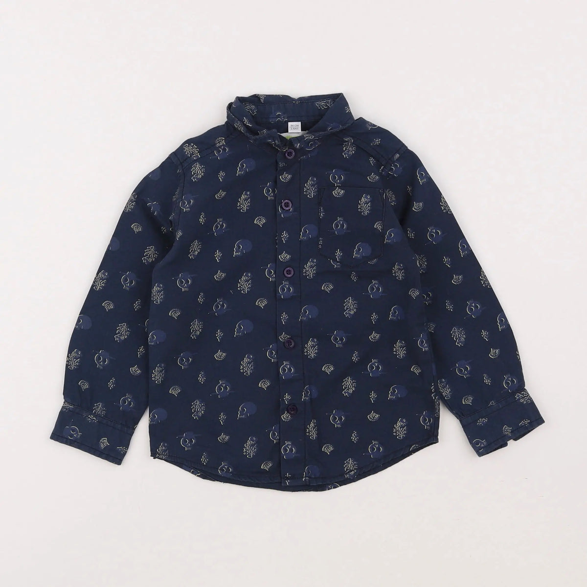 Vertbaudet - chemise bleu - 3 ans