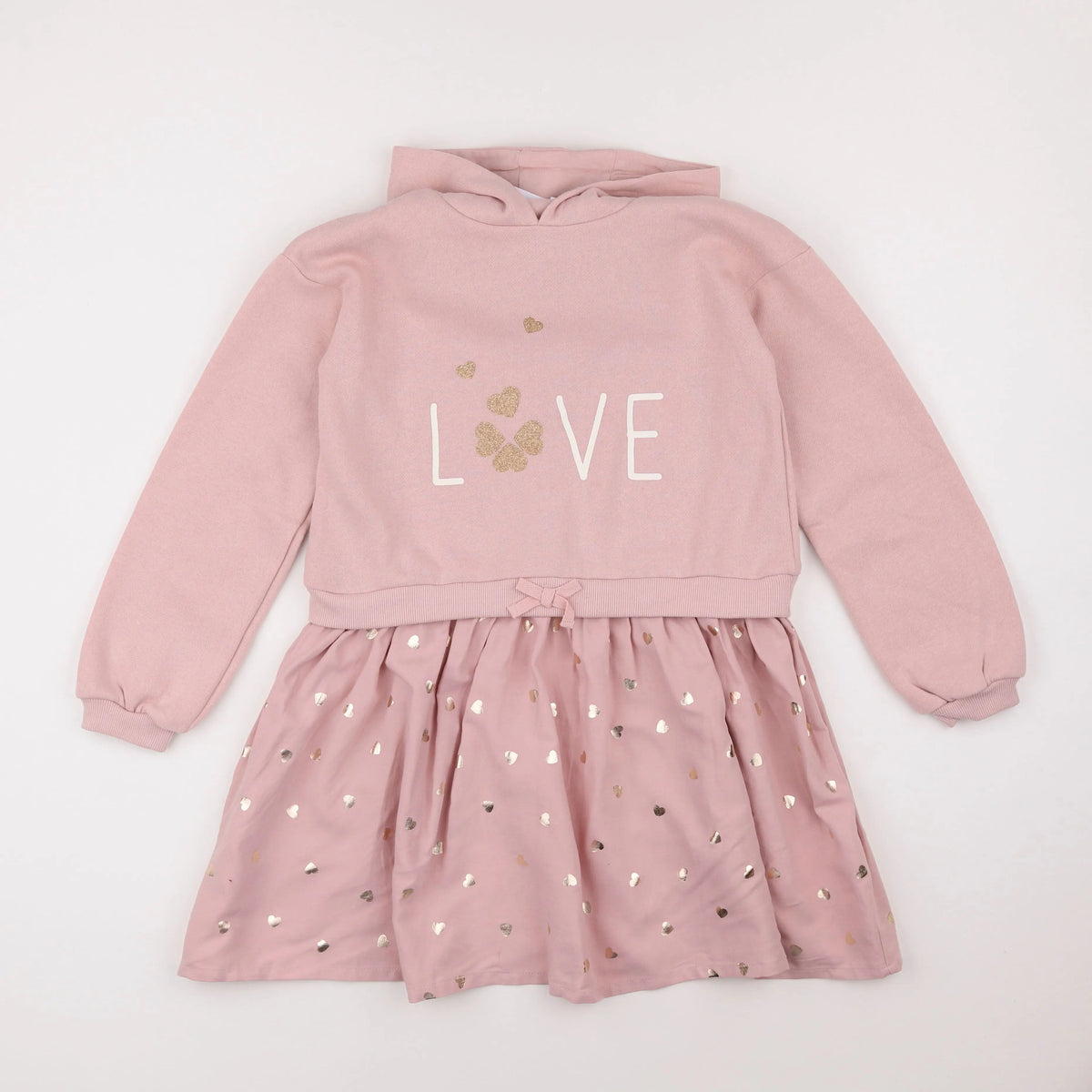 Vertbaudet - robe rose - 10 ans