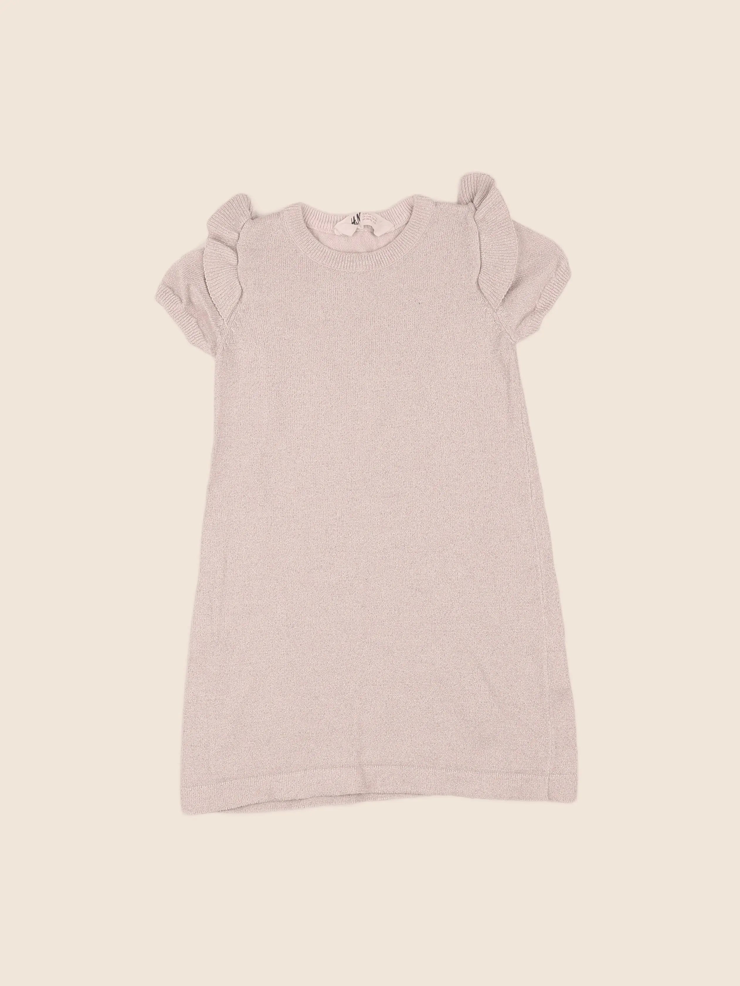 IKKS - robe or, rose - 2/3 ans