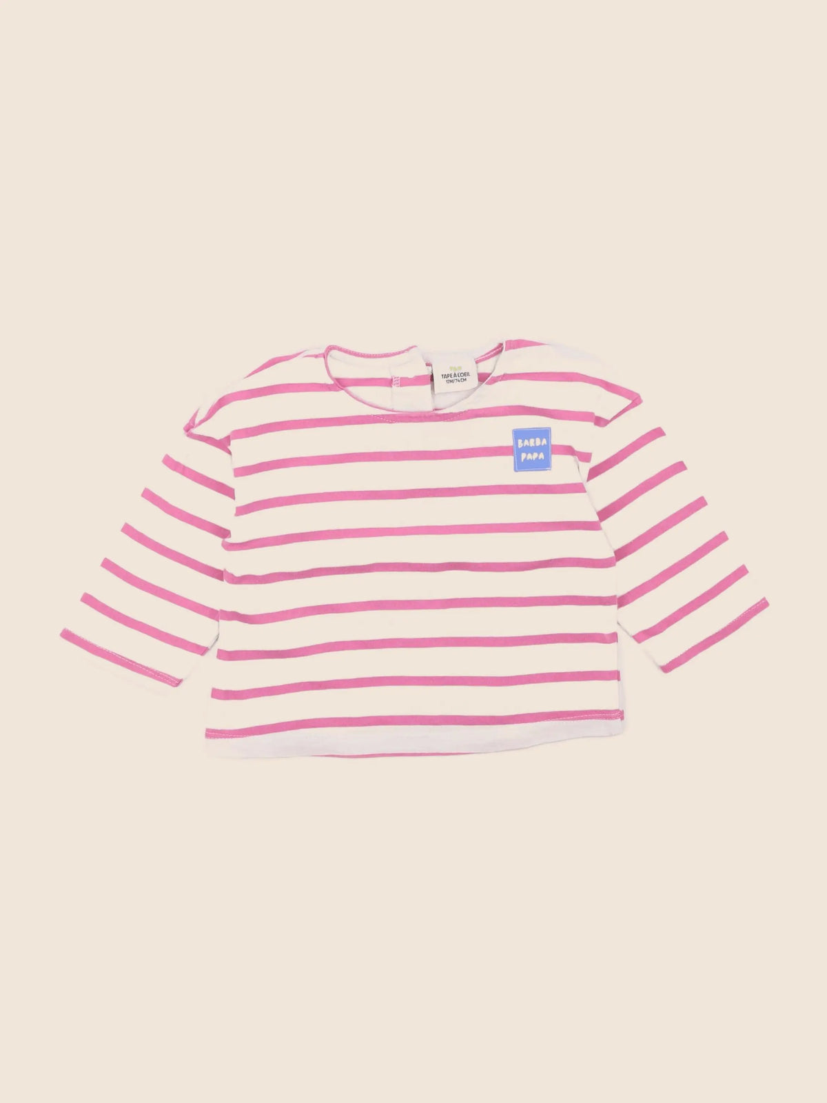 Tape à l'oeil - tee-shirt rose - 12 mois
