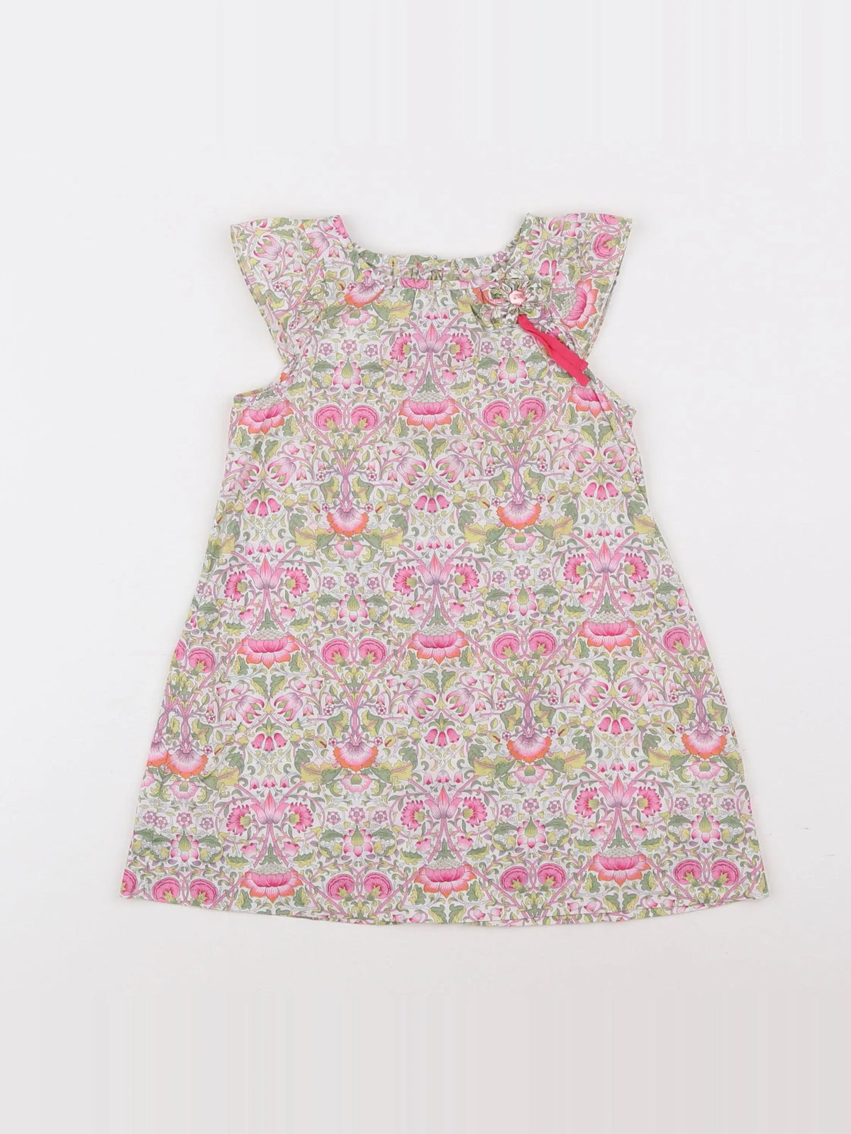 Jacadi - robe liberty multicolore - 18 mois