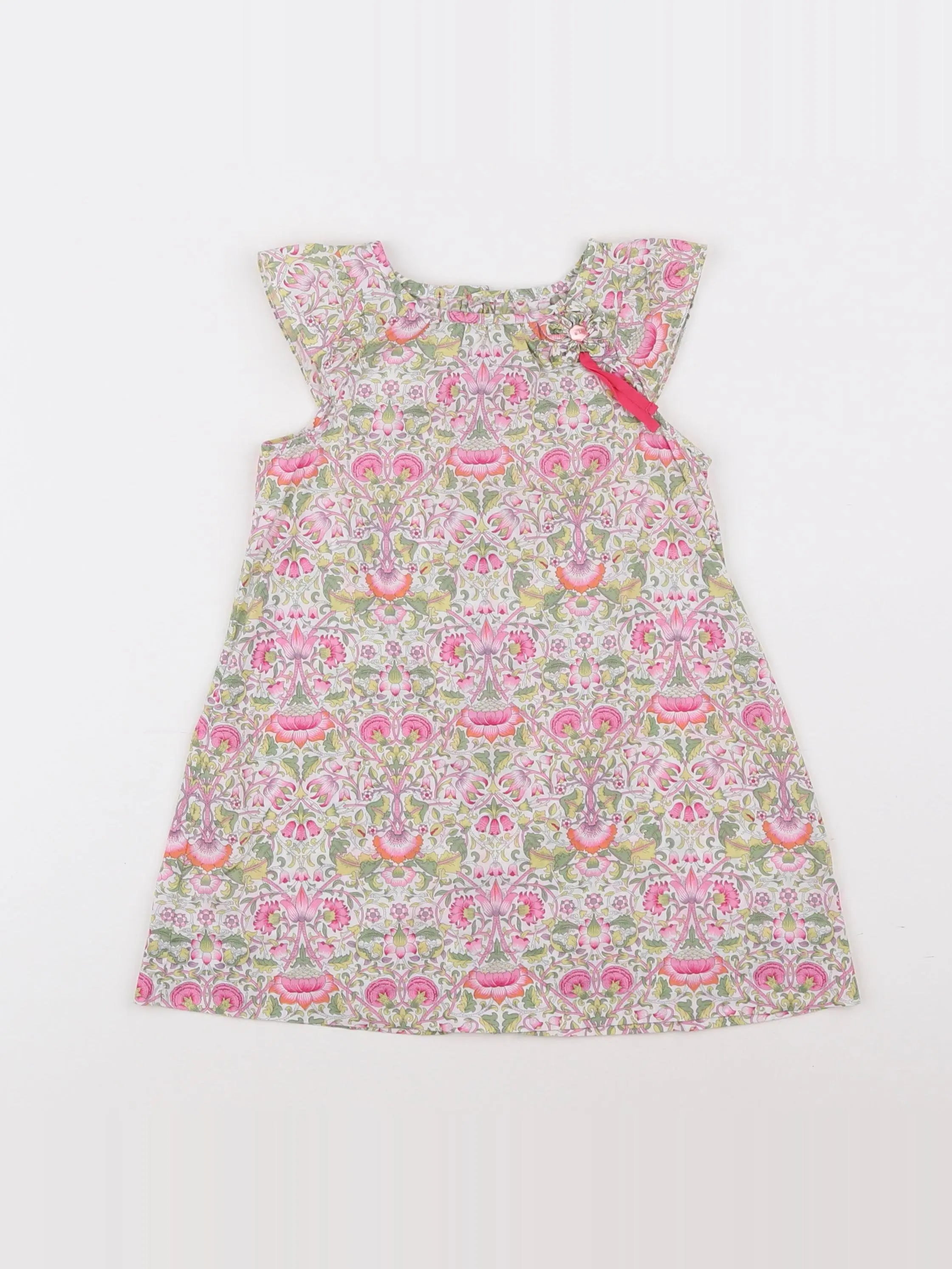 Jacadi - robe liberty multicolore - 18 mois