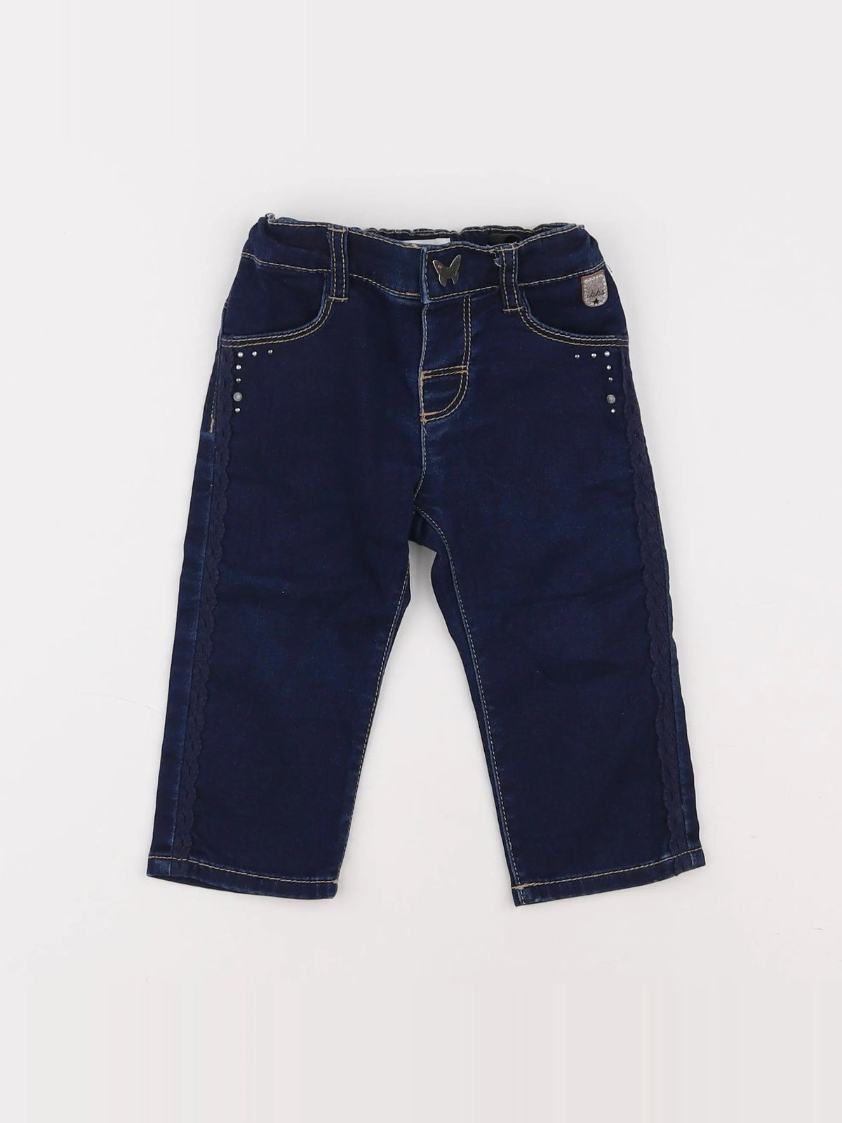 IKKS - jean bleu - 12 mois